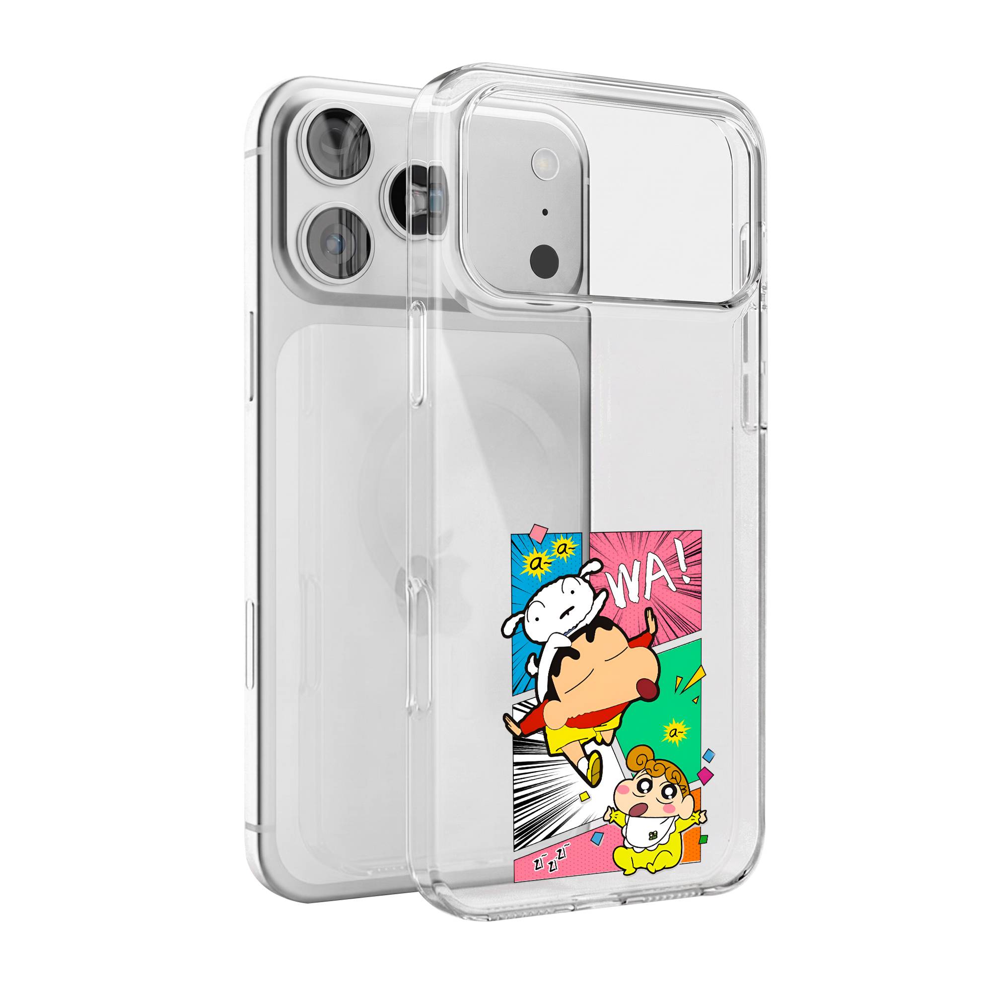 Shinchan Comic Premium Clear Case