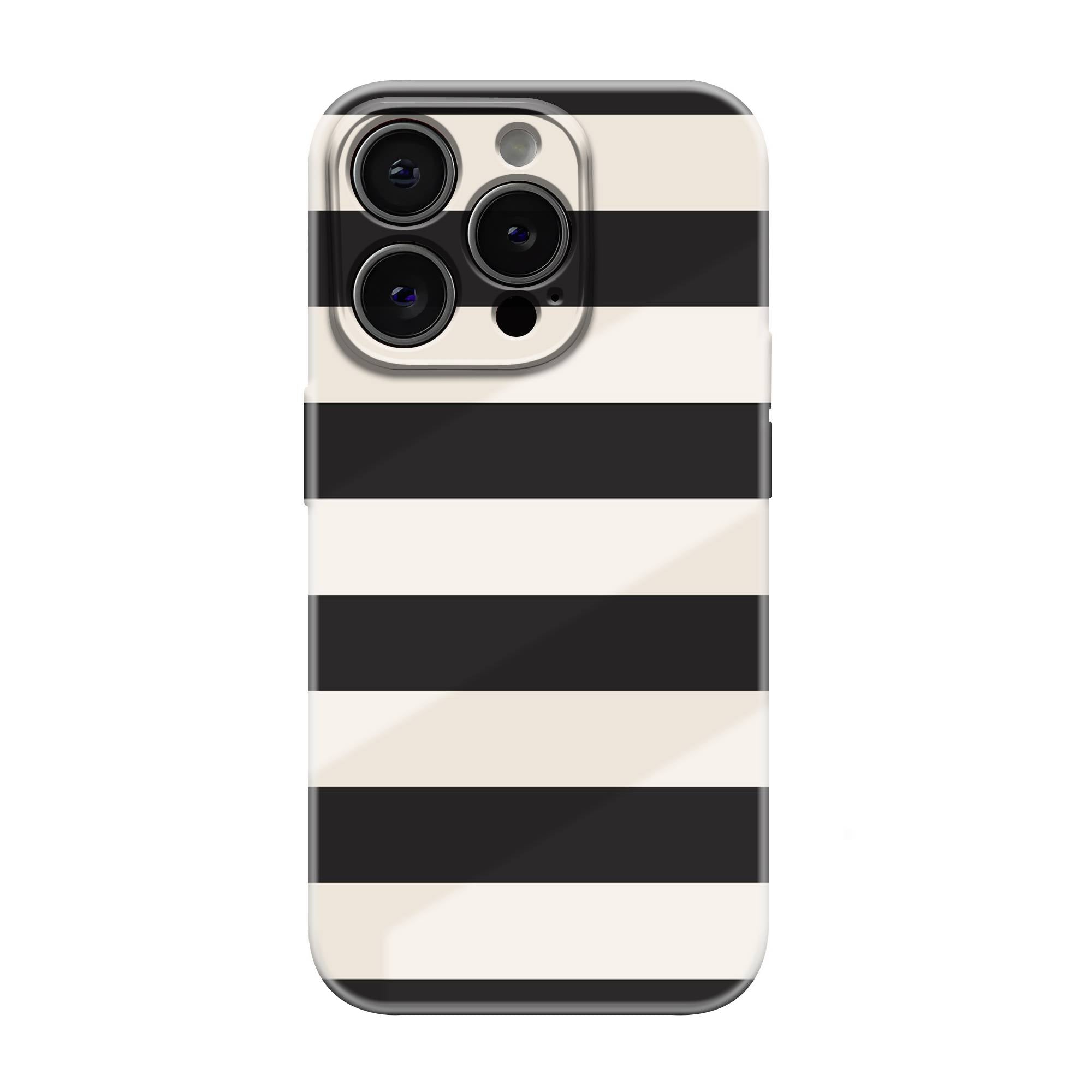 Noir Lines Glossy Hard Case