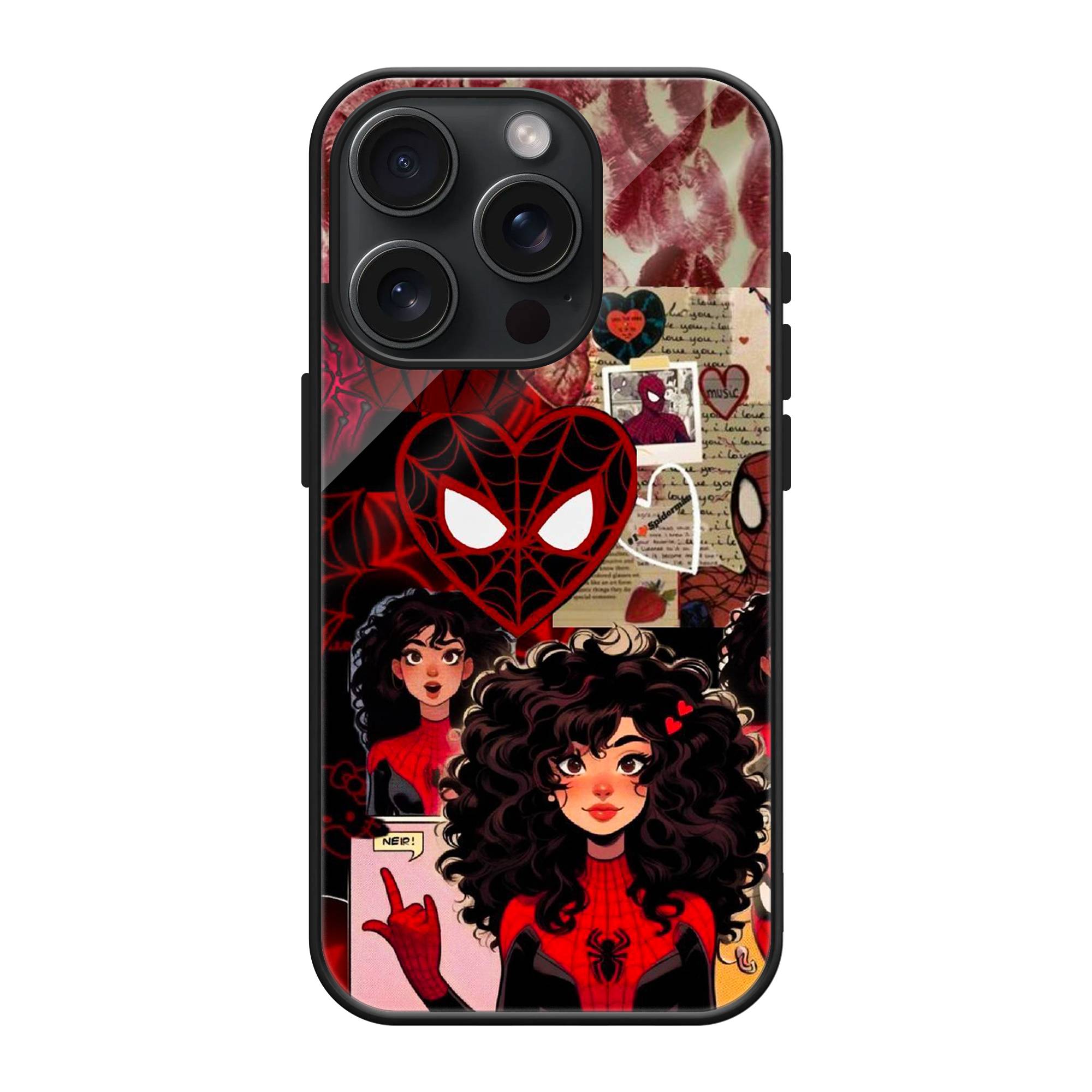 Spider Girl Glass Case image 0