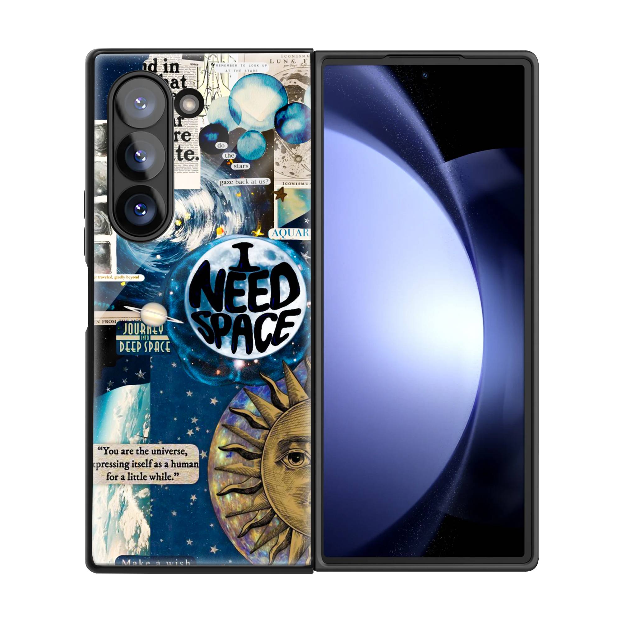 Need Space Samsung Z Fold Glass Case image 2