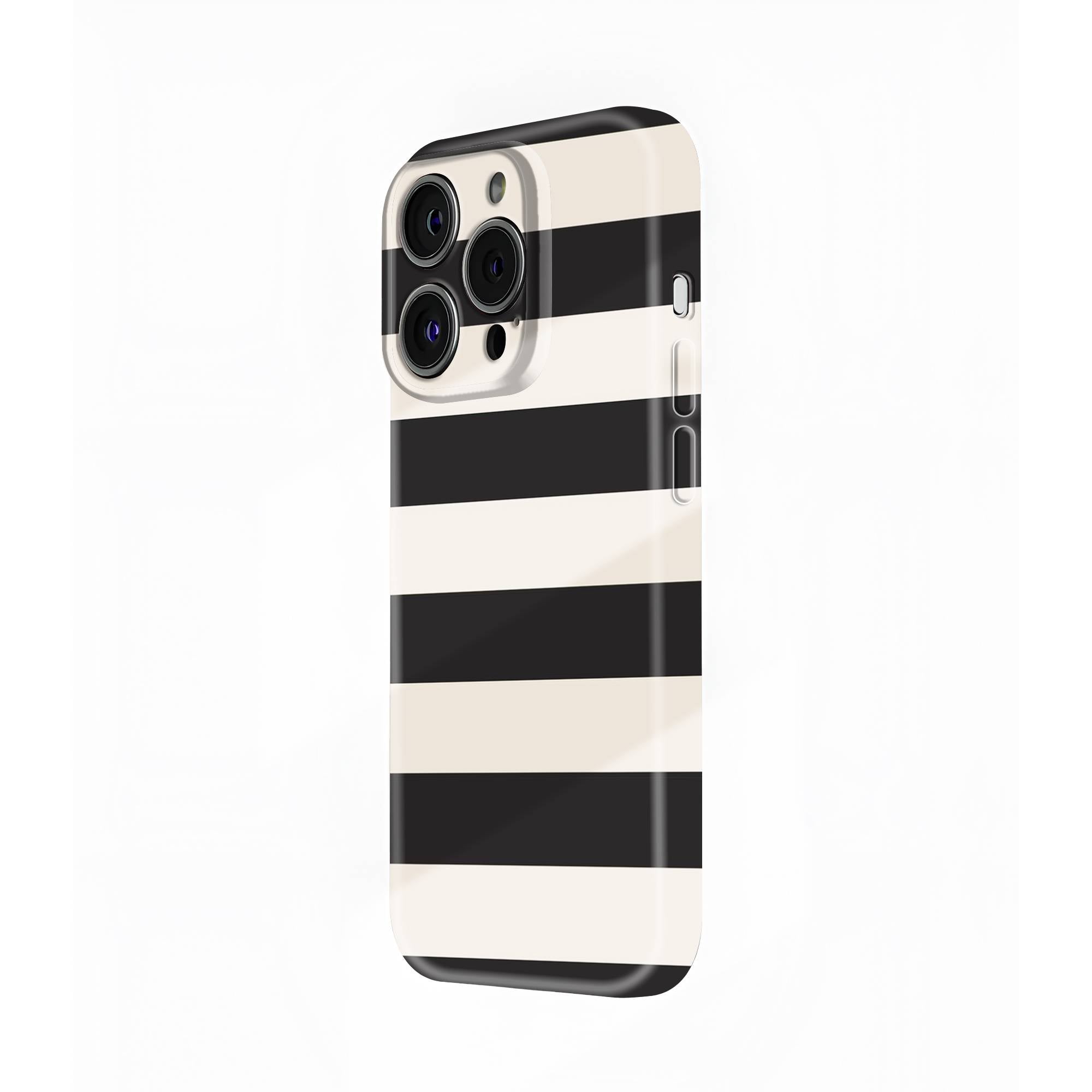 Noir Lines Glossy Hard Case