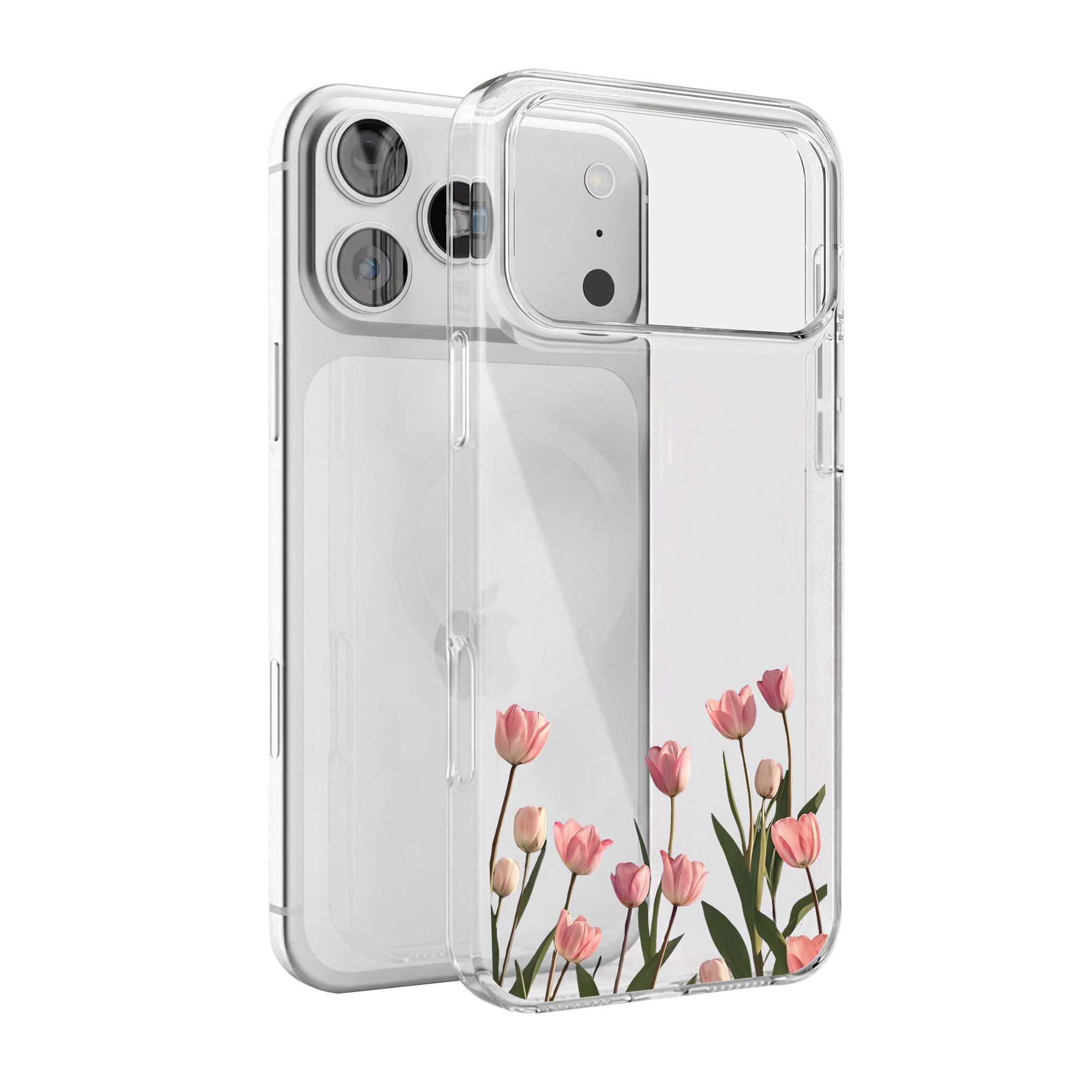 Silent Floral Premium Clear Case