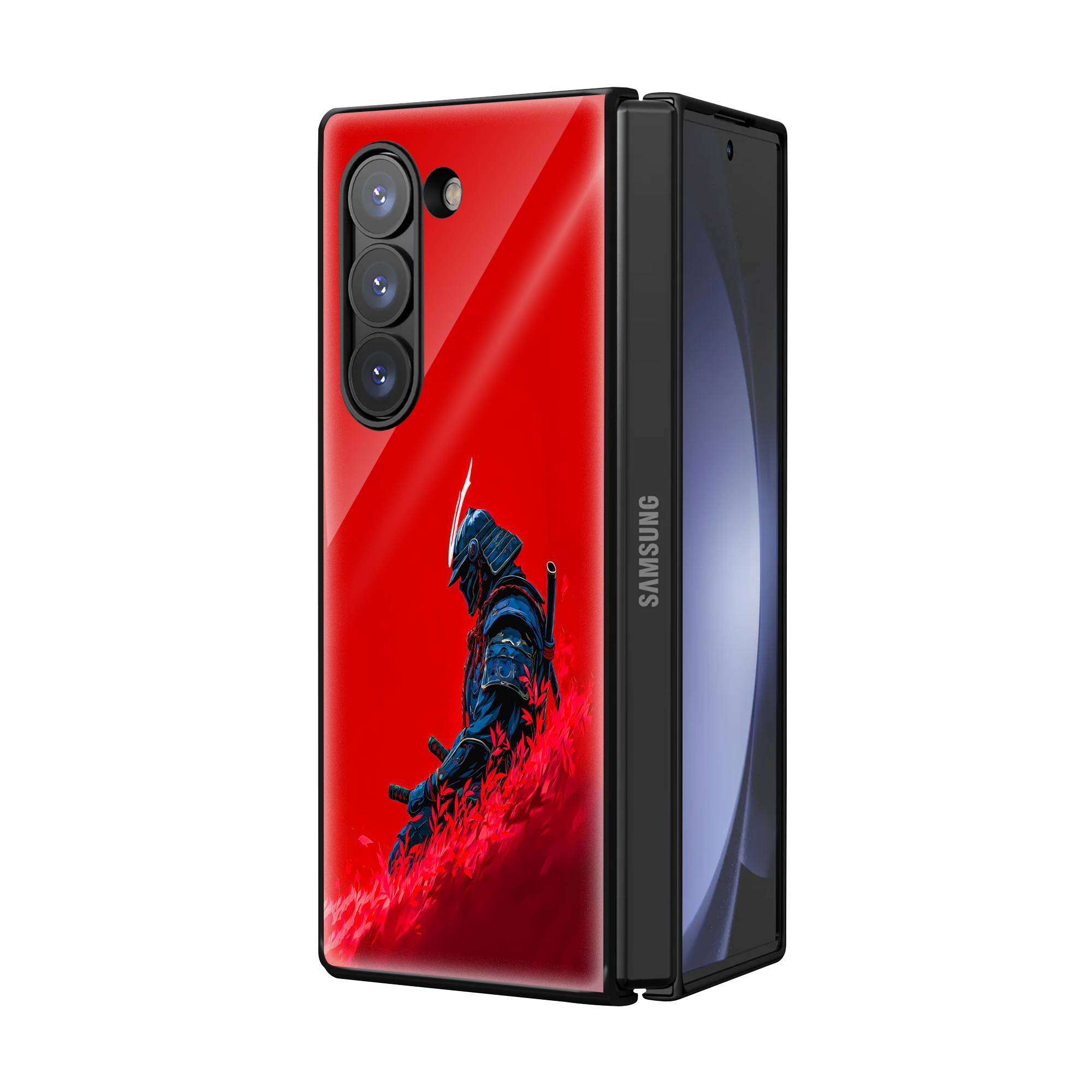 Silent Warrior Samsung Z Fold Glass Case image 1