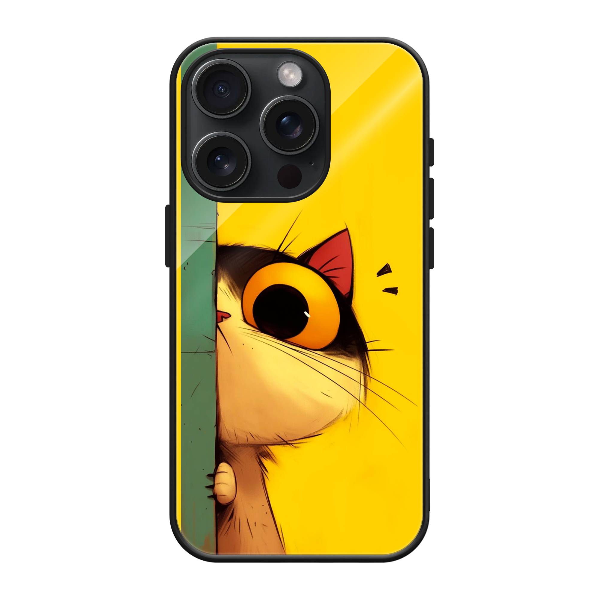 Innocent Cat Glass Case image 0