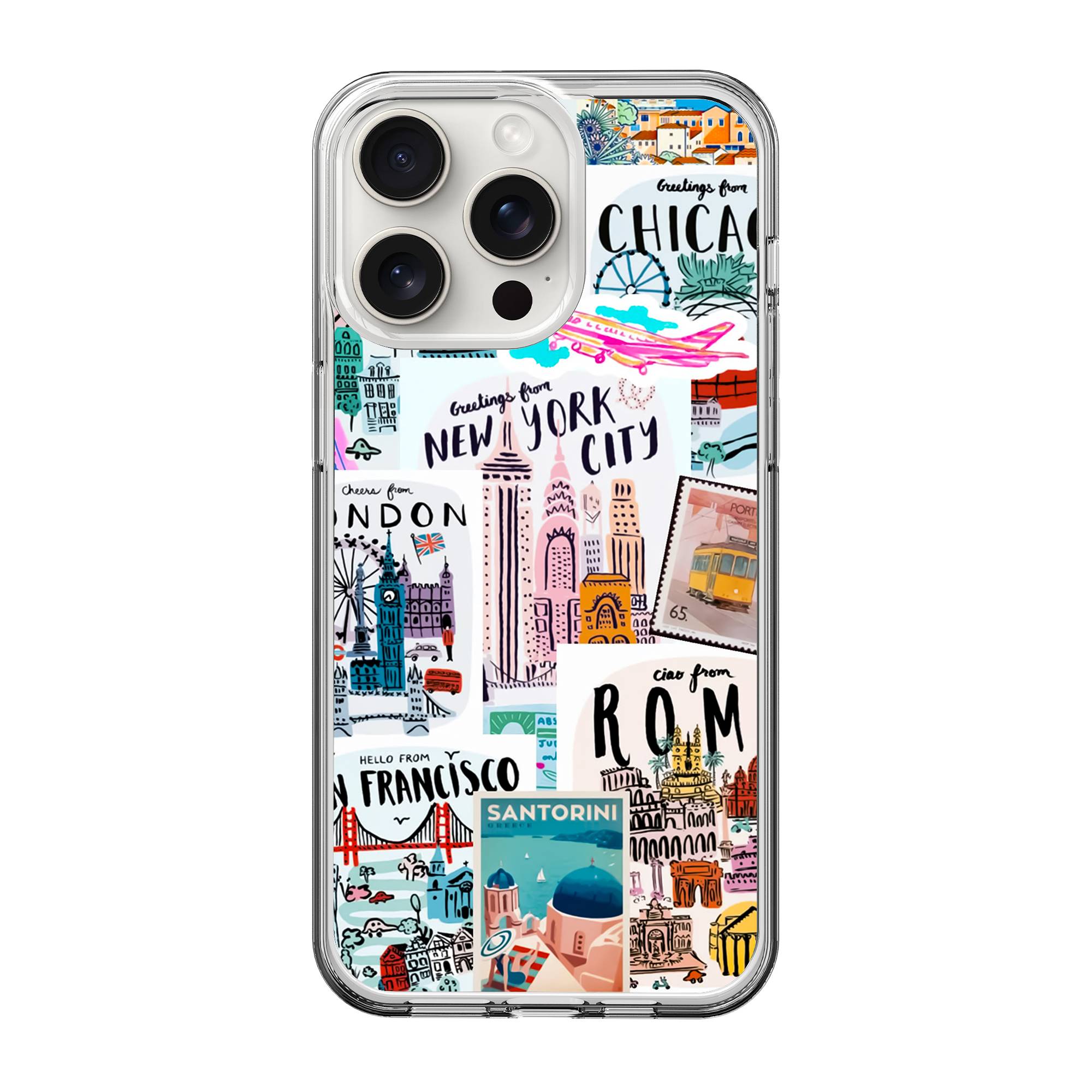 Wanderlust Vibes Clear Case image 0