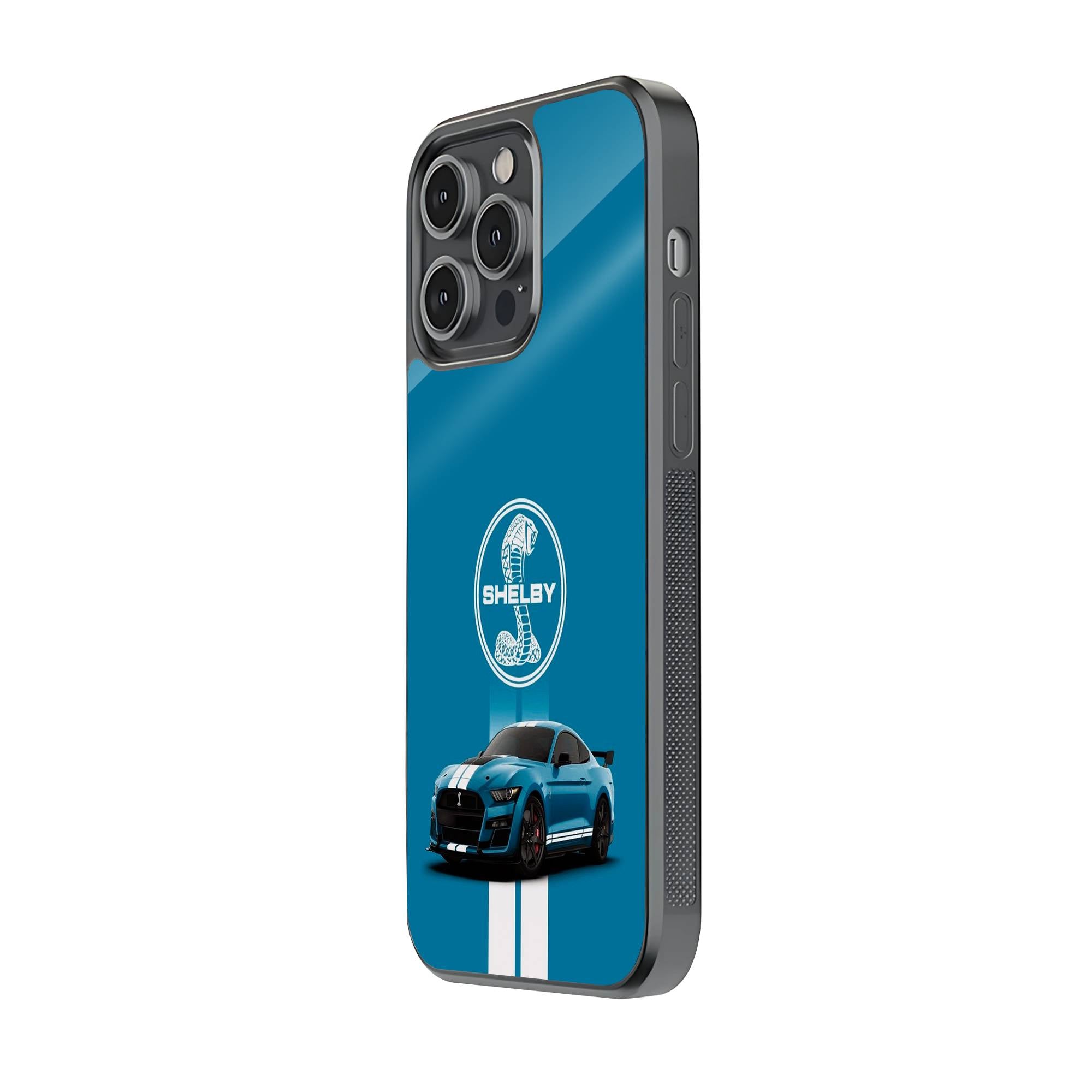 Blue Shelby Glass Case image 1