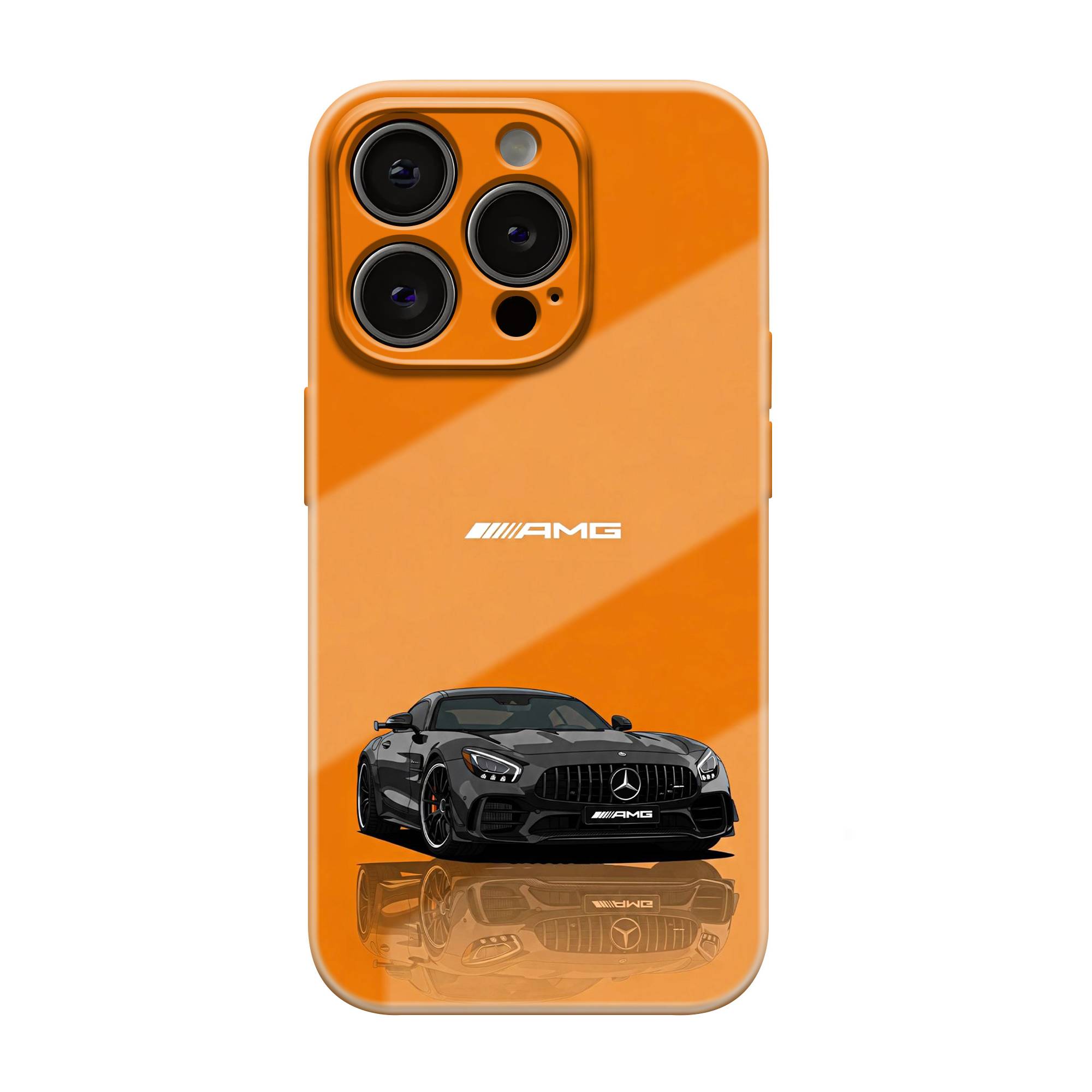 Orange Velocity Shell Glossy Hard Case