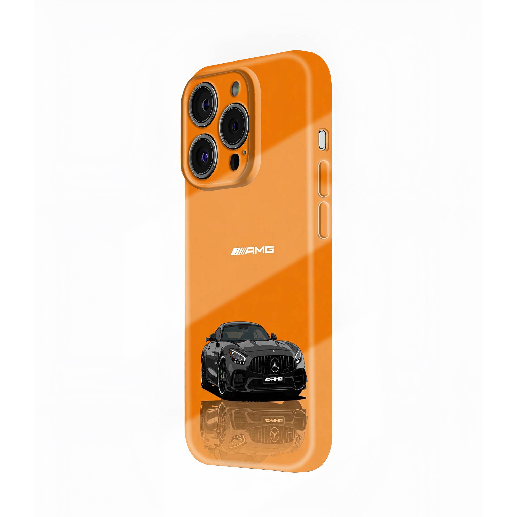 Orange Velocity Shell Glossy Hard Case