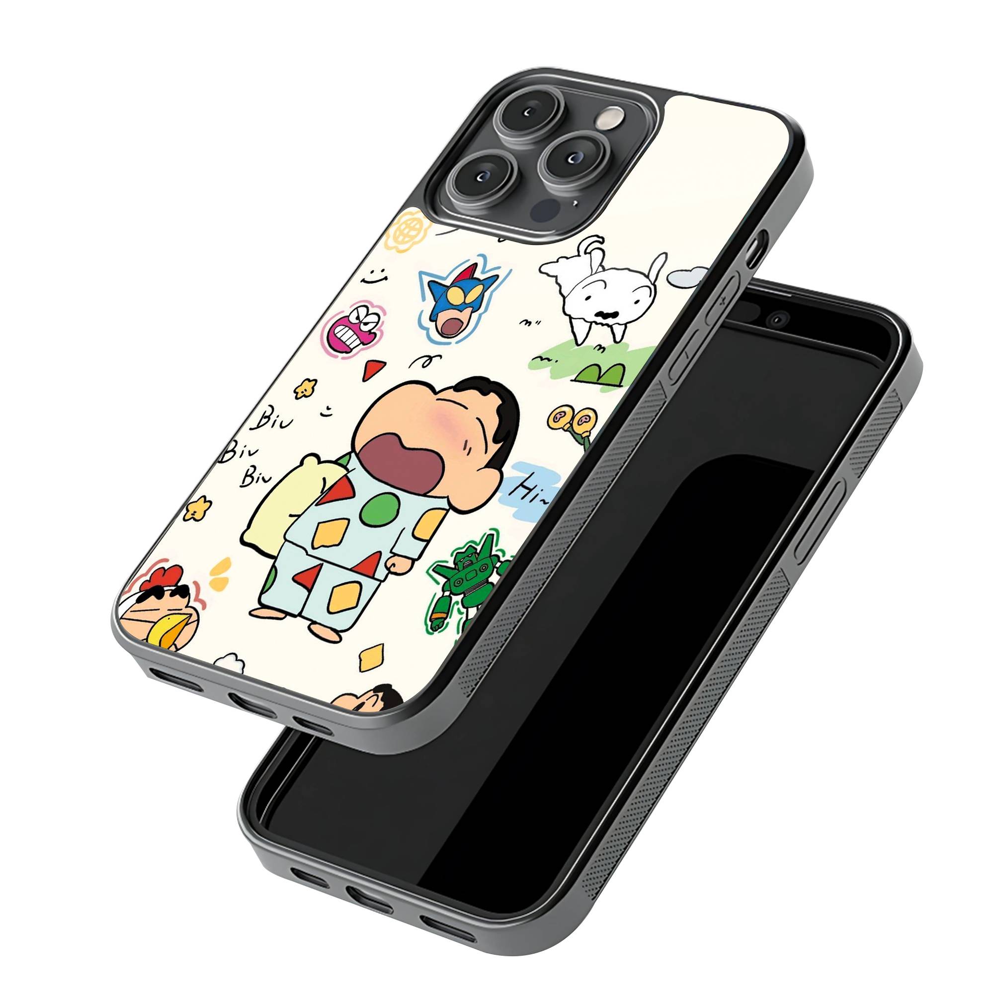 Shinchan Crayon Glass Case image 2