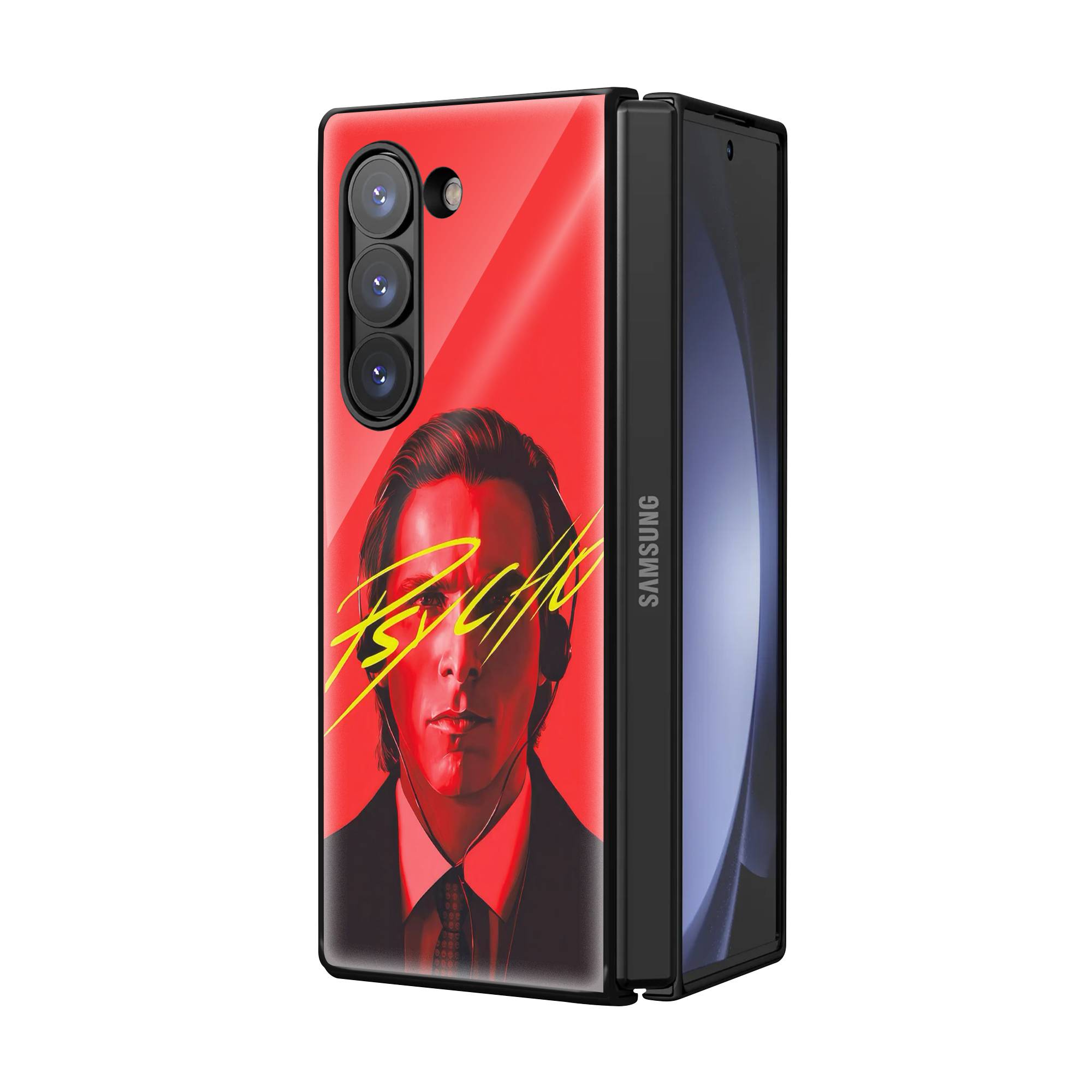 Psycho Samsung Z Fold Glass Case image 1