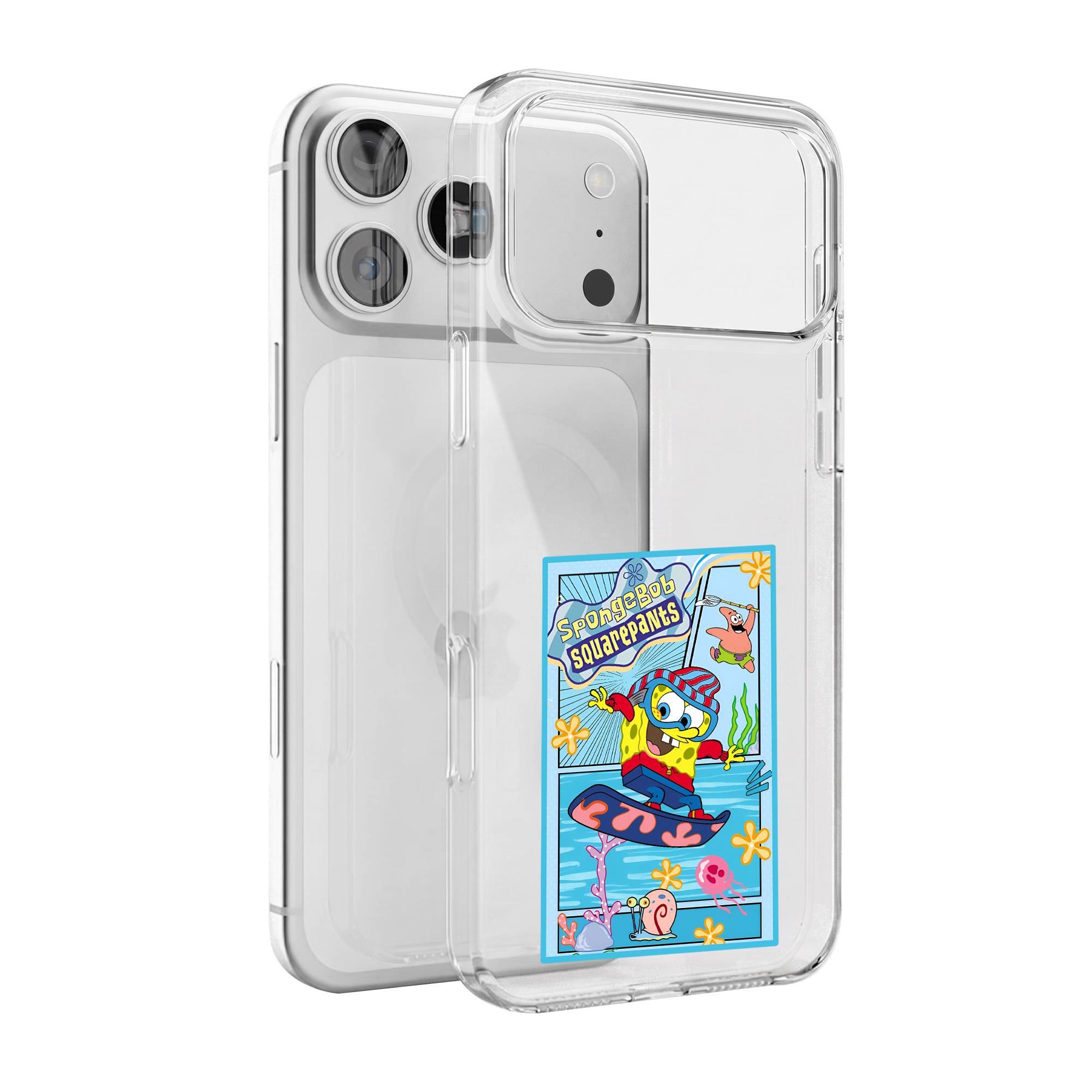 Sponge Bob Surfing Premium Clear Case