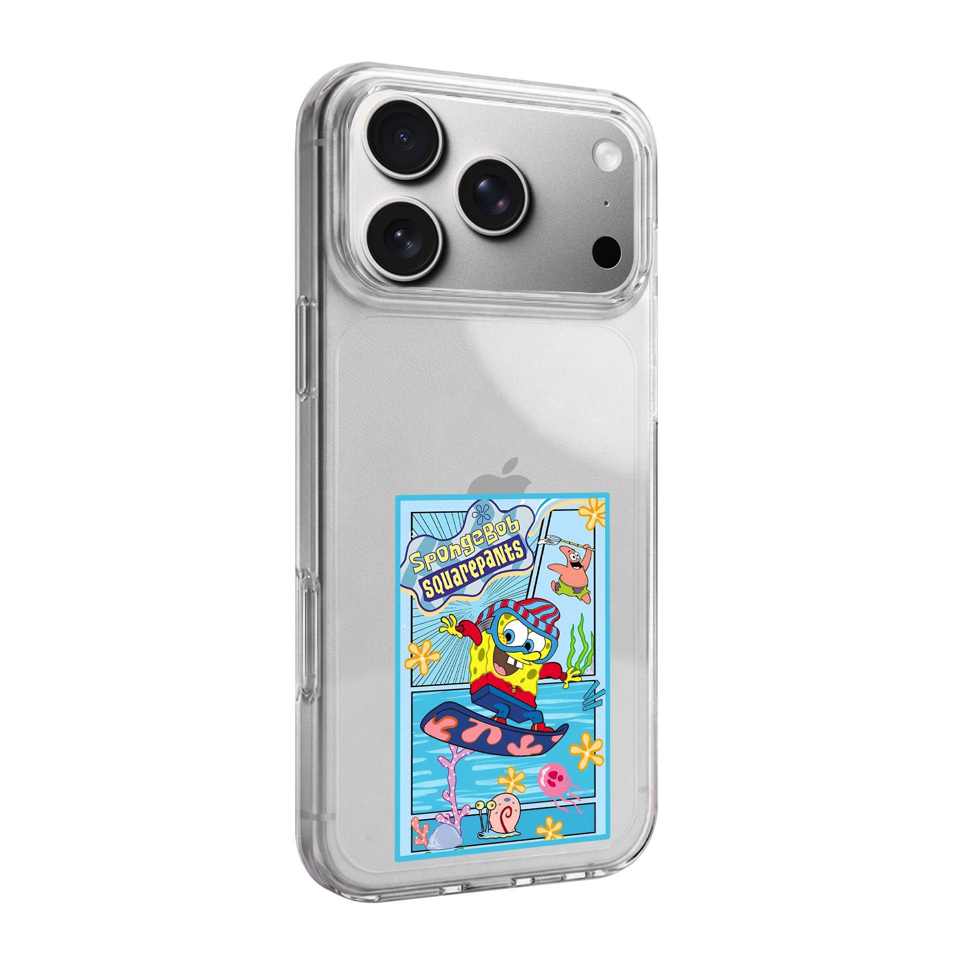 Sponge Bob Surfing Premium Clear Case