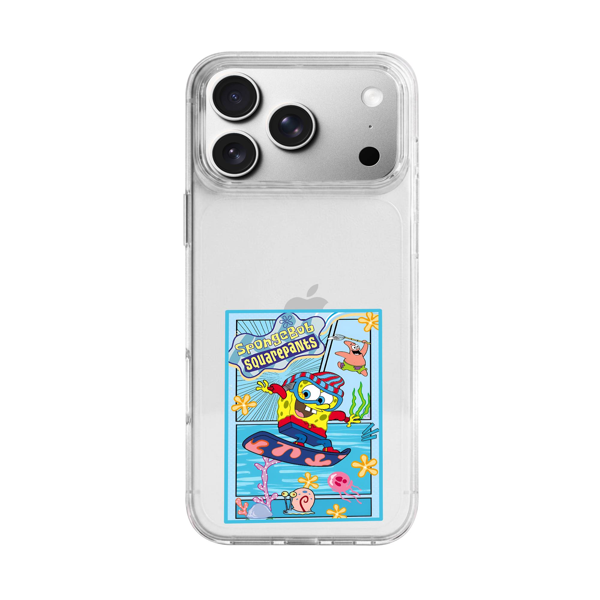 Sponge Bob Surfing Premium Clear Case