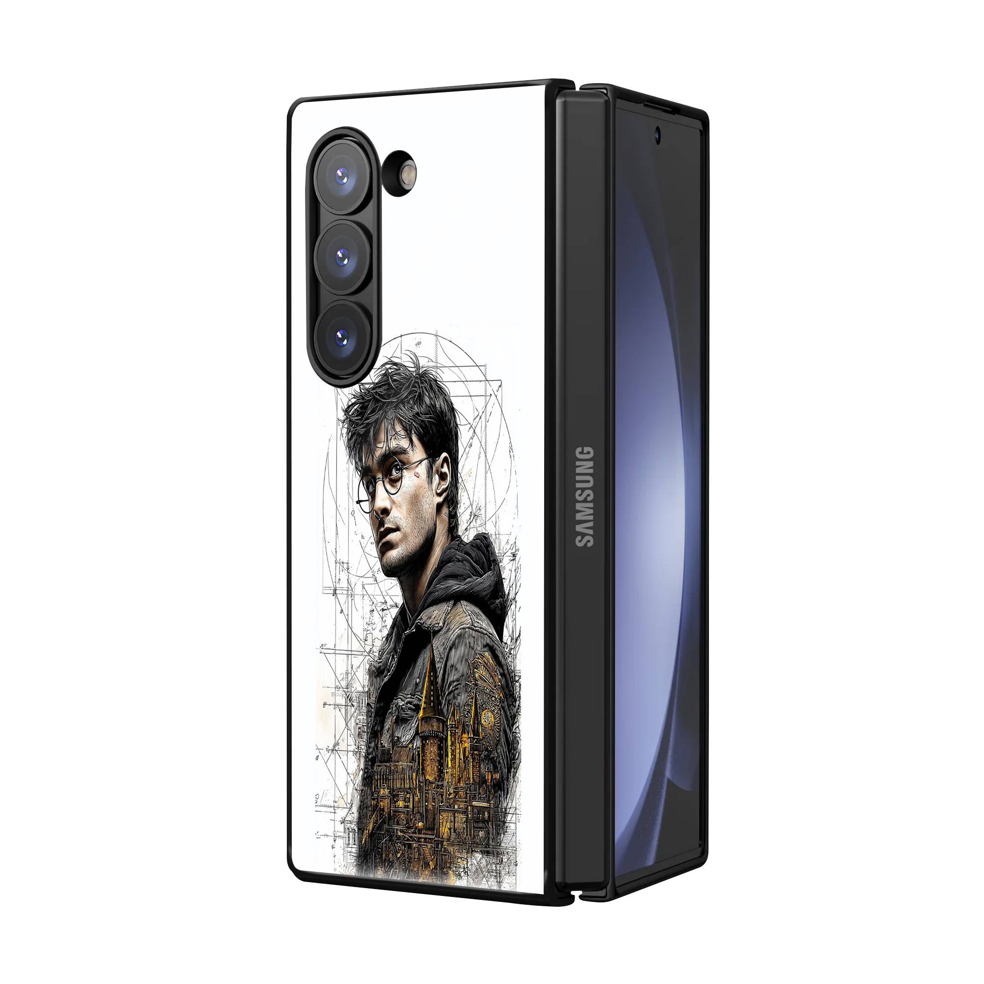 Potter's Plan Samsung Z Fold Glass Case image 1