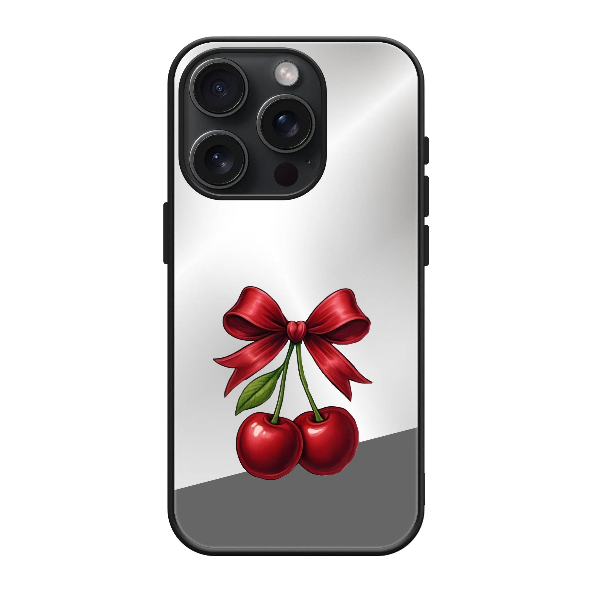 Cherry Bow Mirror Case