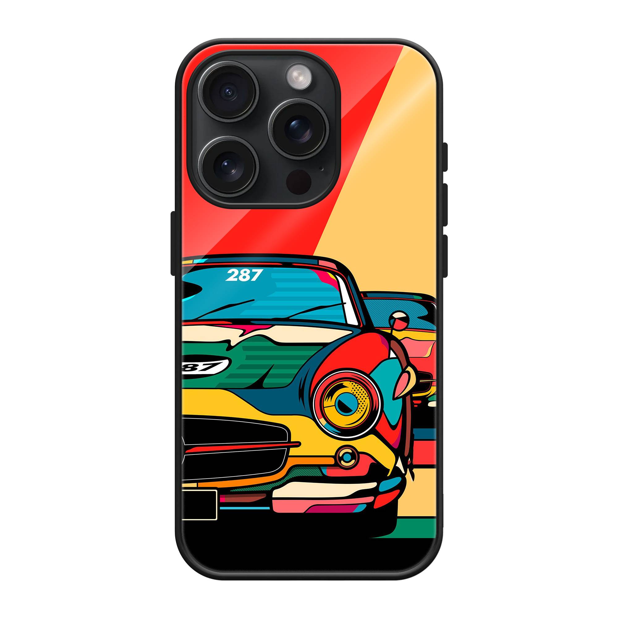 Multicolor Car Glass Case image 0