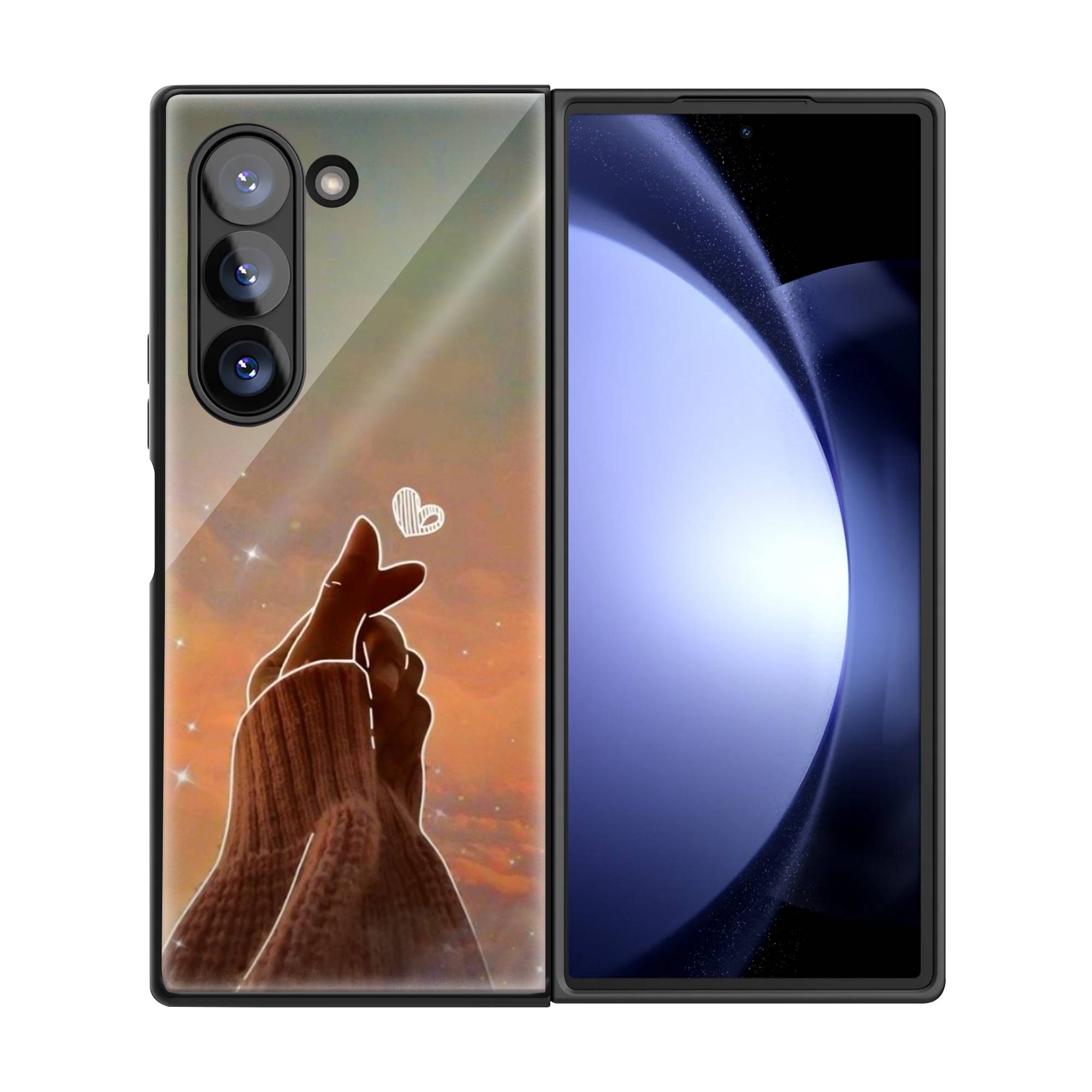 Love Sign Samsung Z Fold Glass Case image 2