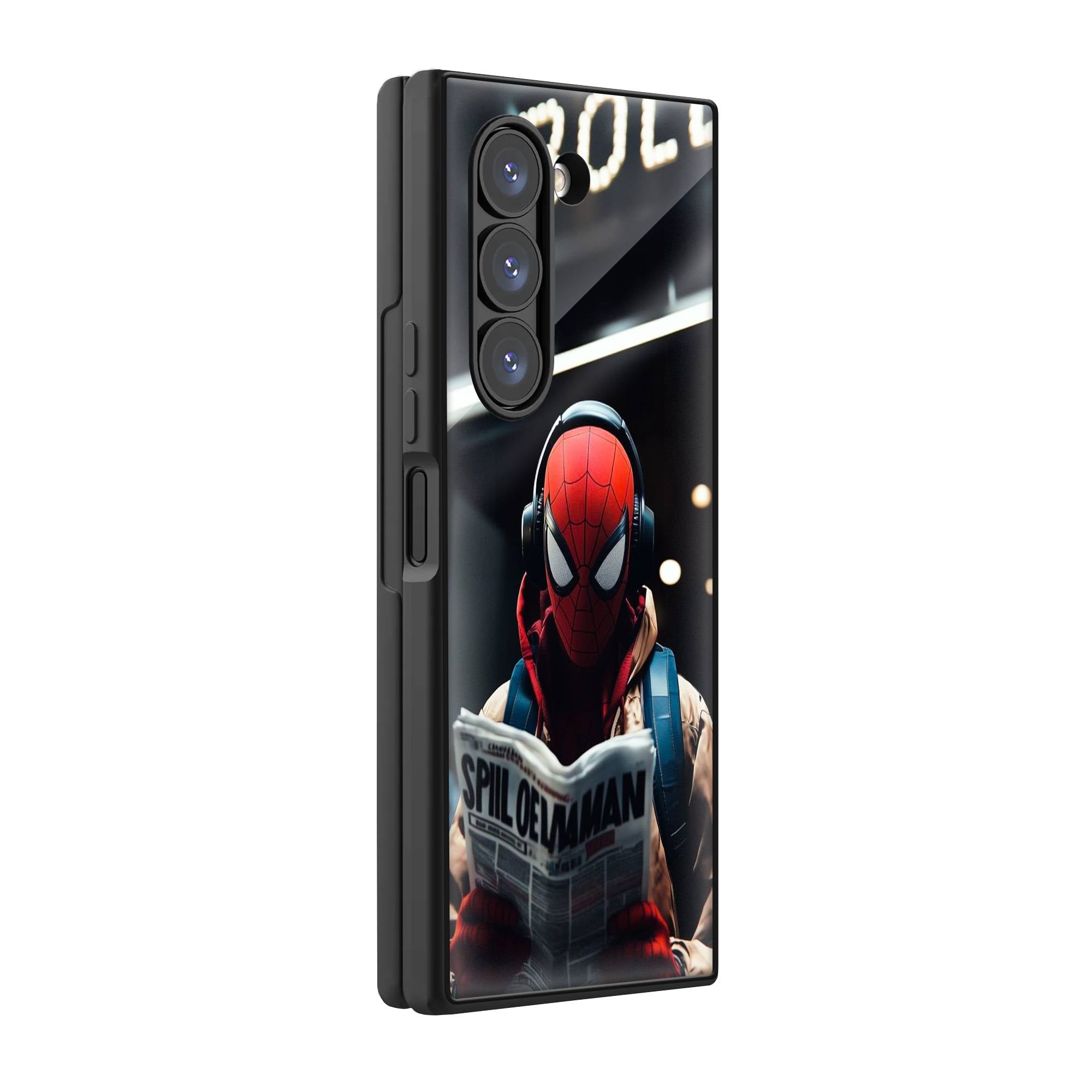 Urban Spidey Samsung Z Fold Glass Case image 0