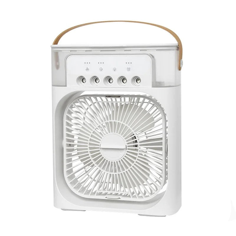 Humidifier Cooler Fan 3 Gear Air Conditioner Cooler Portable USB Chargeable Desktop Spray Fans For Office Dormitory Room Cooling