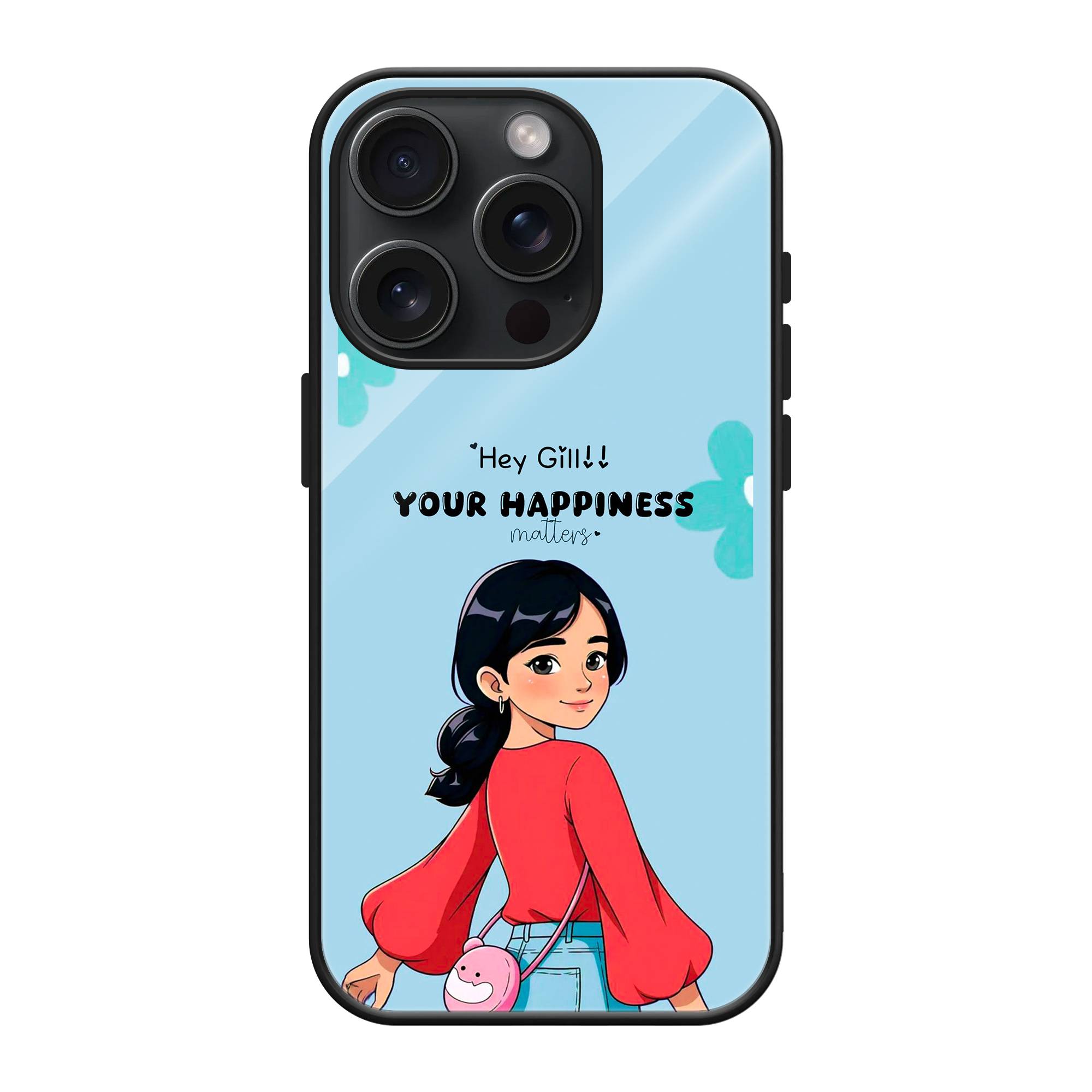 Your Happines Glass Case image 0