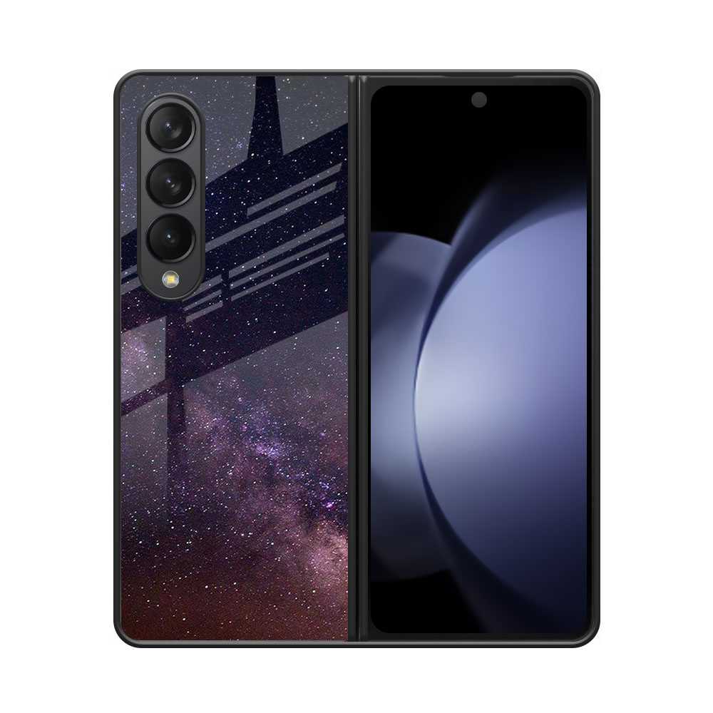 Andromeda Galaxy Samsung Z Fold 3 Glass Case image 0
