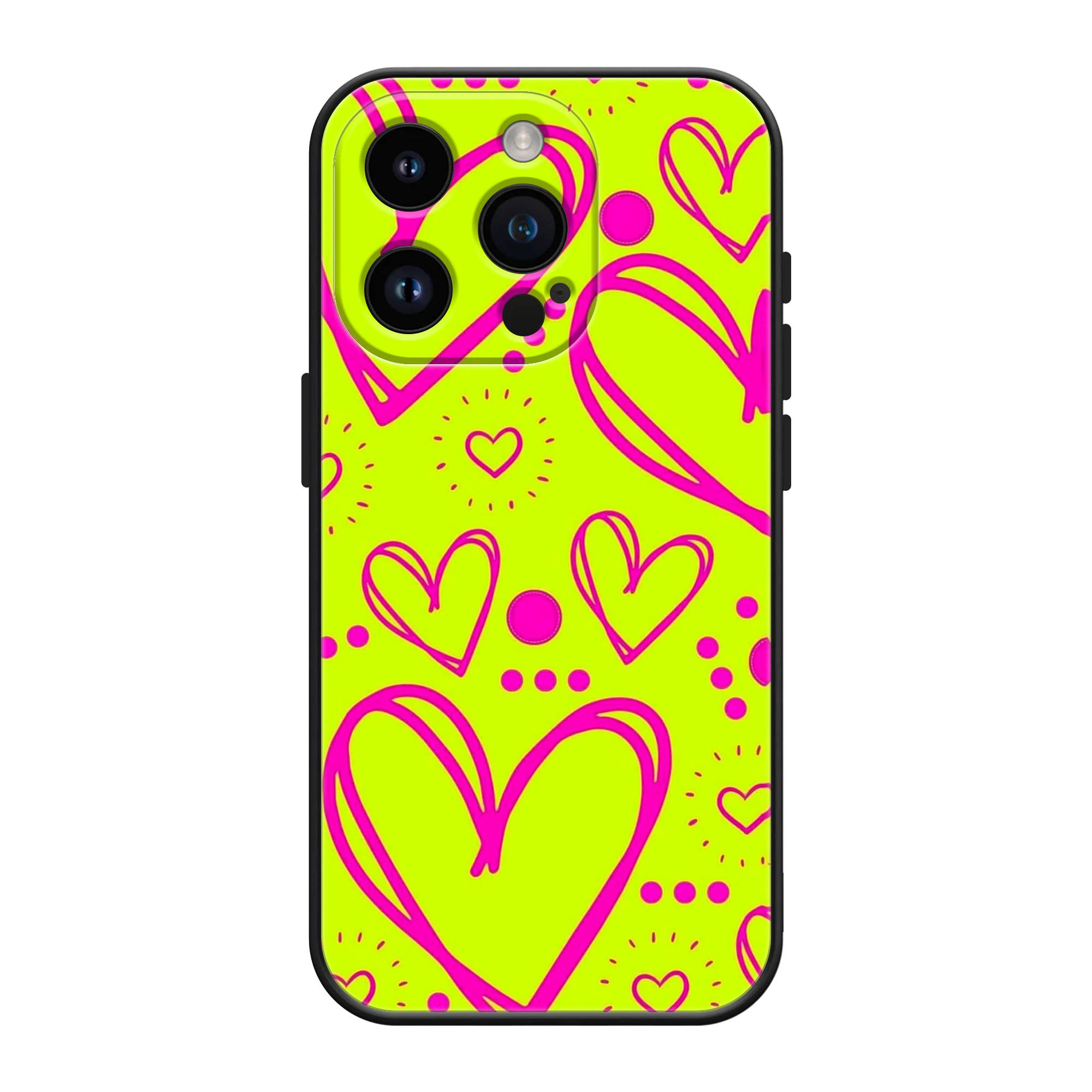Neon Heart Silicone Case image 0
