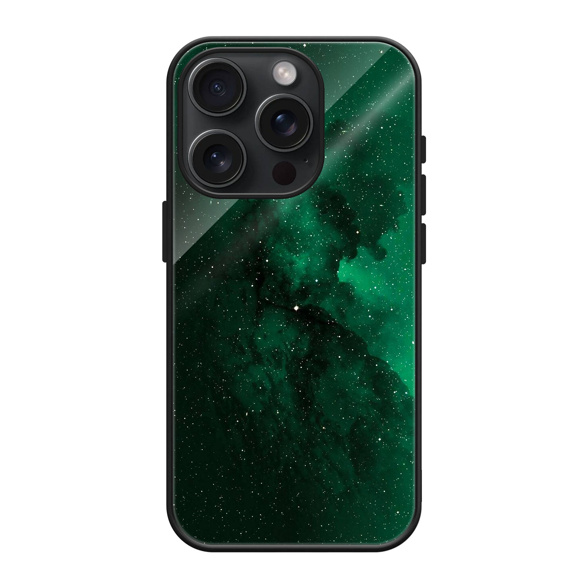 Emerald Galaxy Glass Case image 0