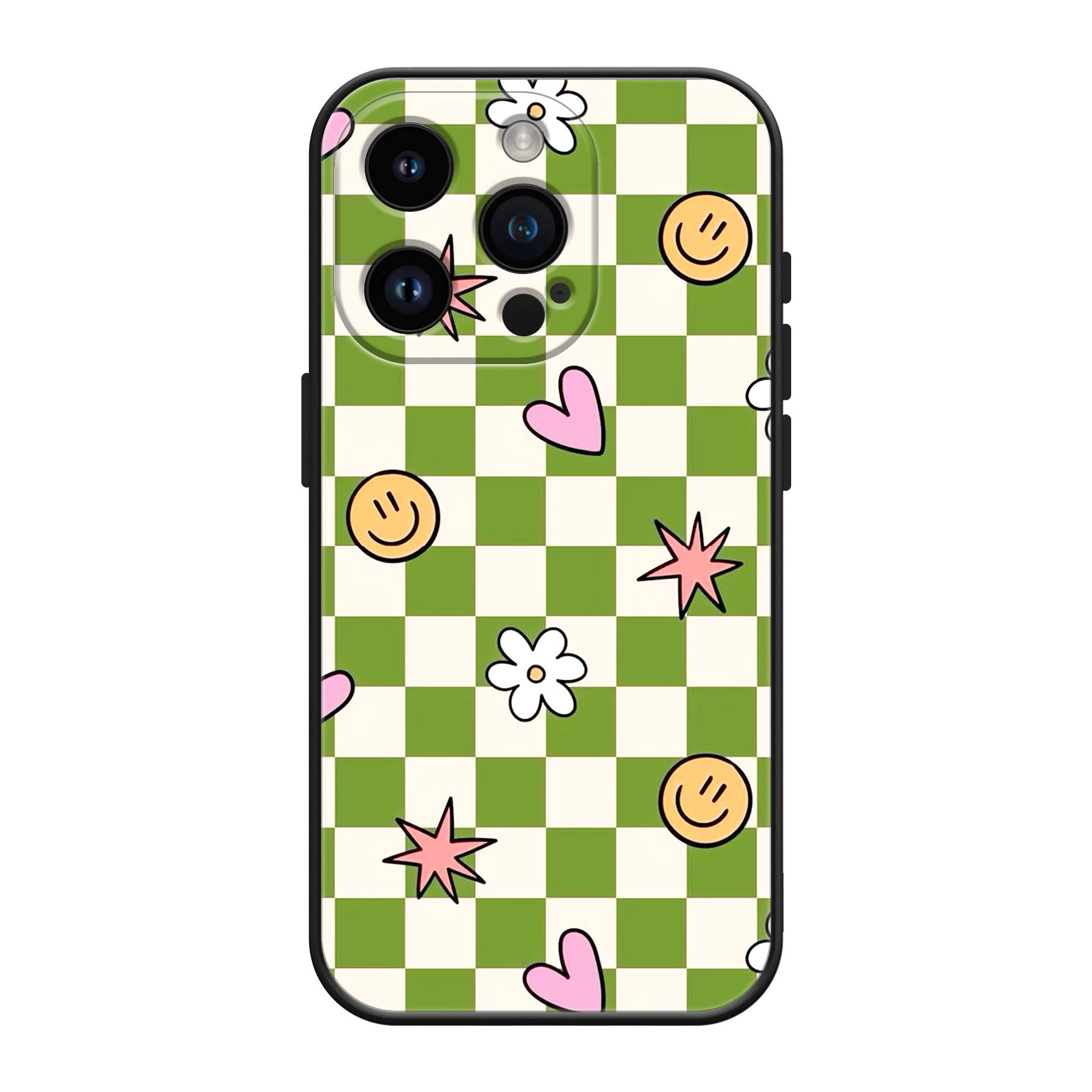 Smiley Squares Silicone Case image 0