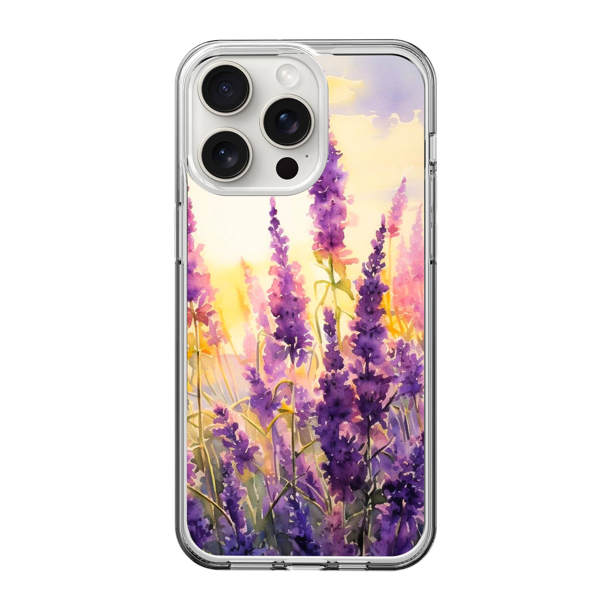 Lavender Flower Clear Case image 0