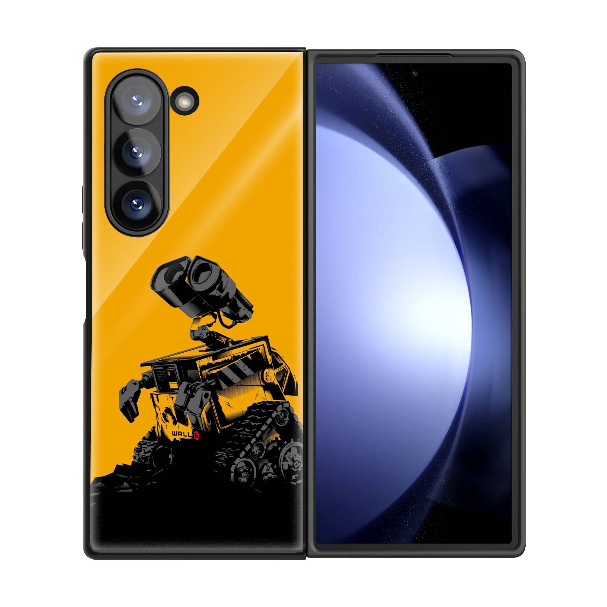 Wall-E Robot Samsung Z Fold Glass Case image 2