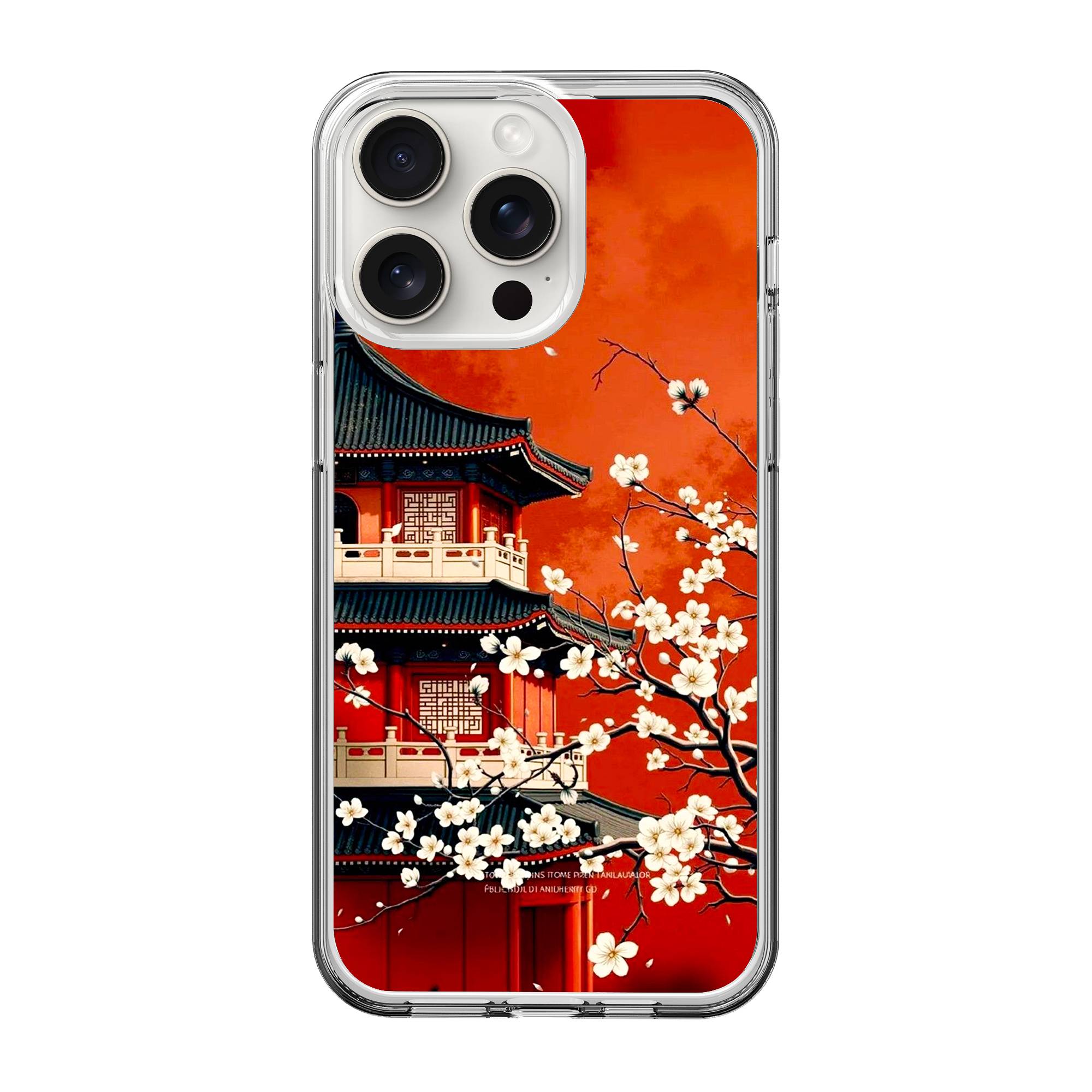 Blossom & Temple Clear Case image 0