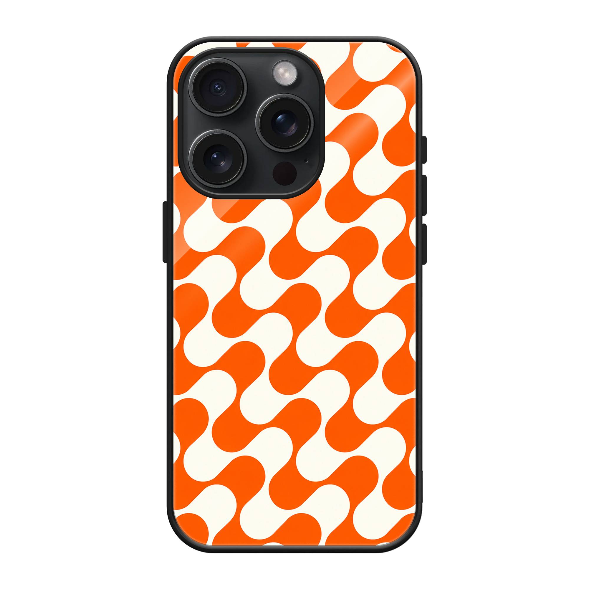 Orange Floppy Glass Case