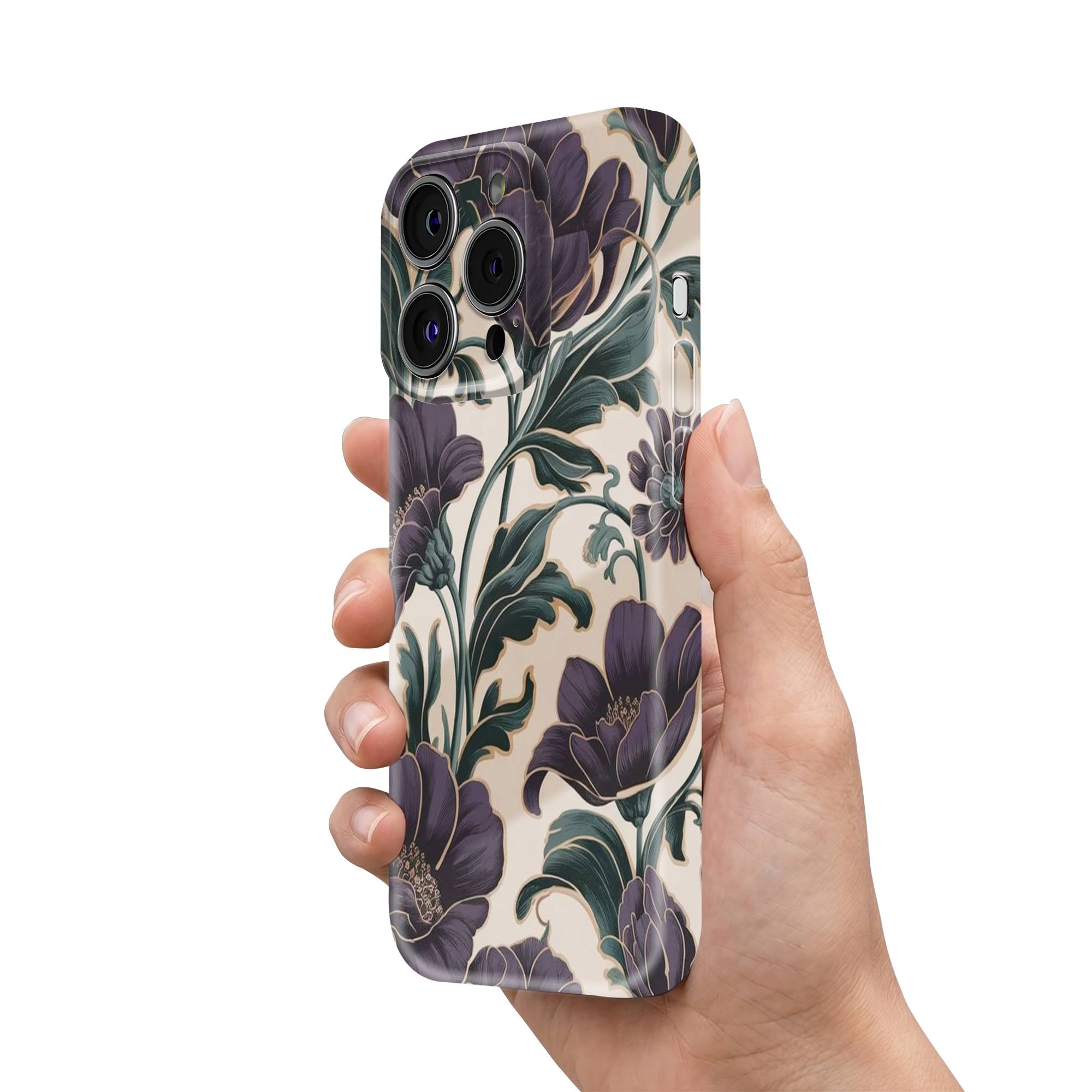 Royal Bloom Glossy Hard Case