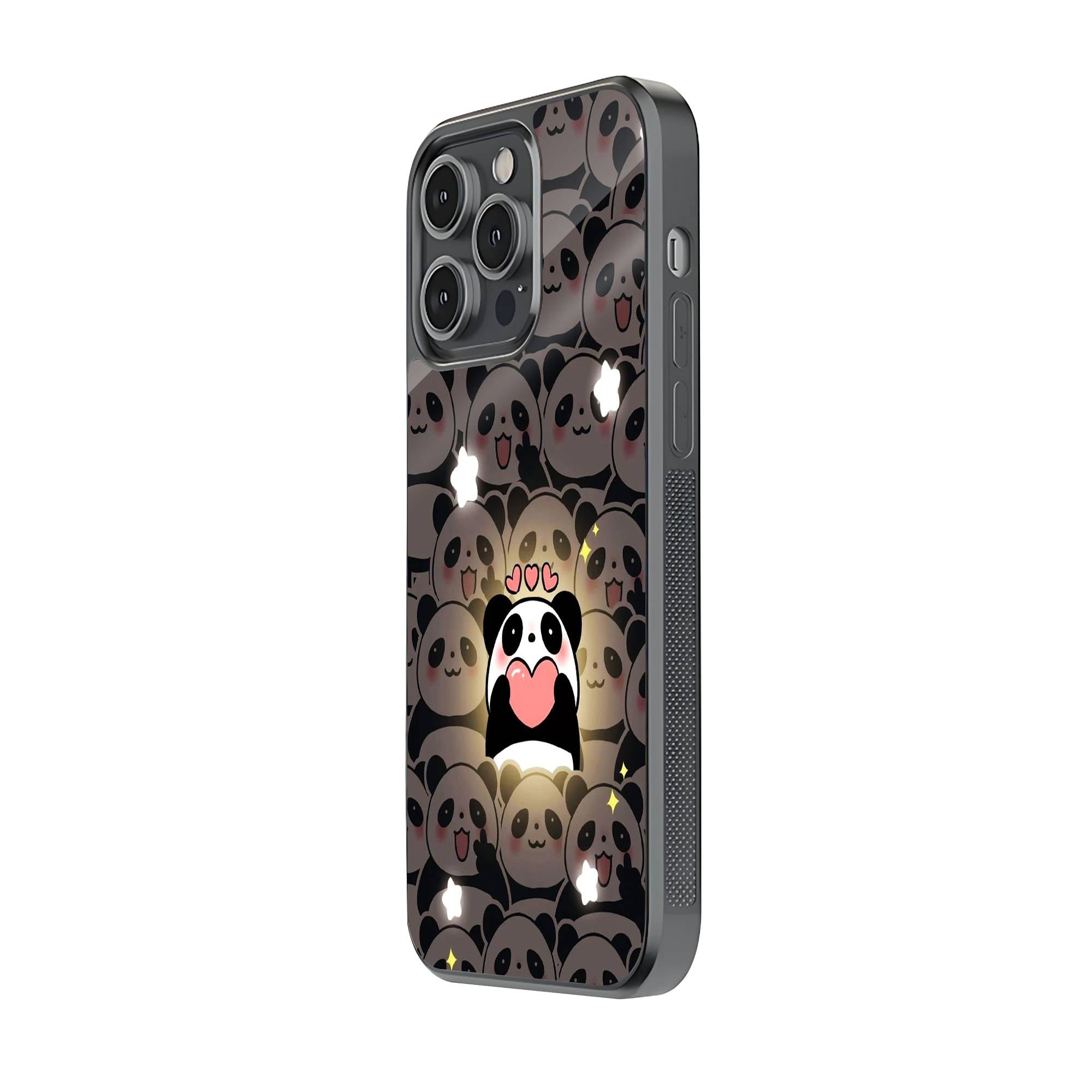 Panda Party Glass Case image 1