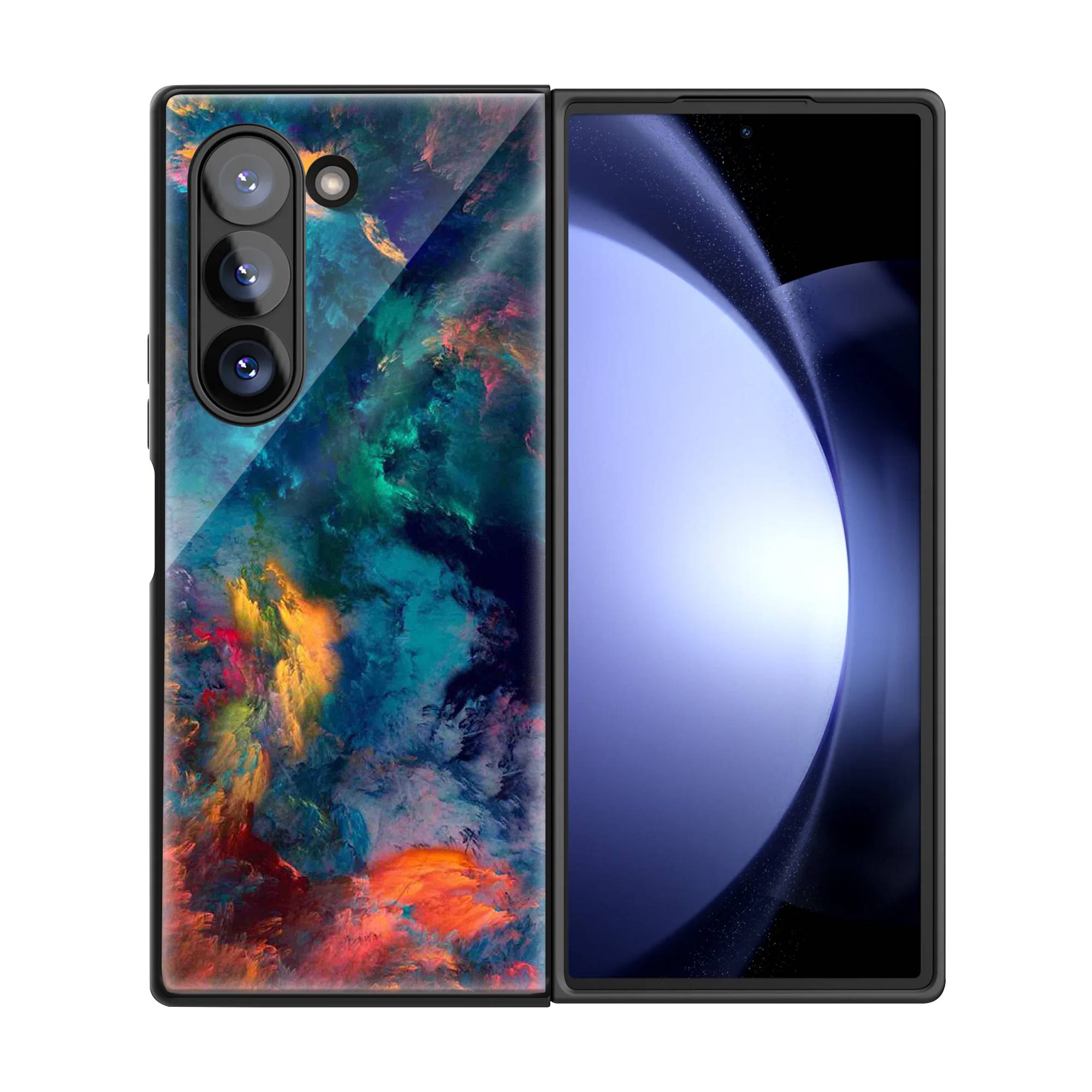 Jazzy Samsung Z Fold Glass Case image 2