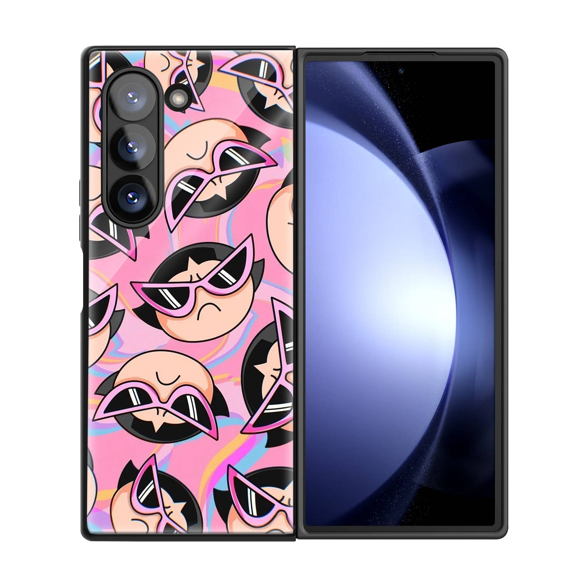 Power Puff Samsung Z Fold Glass Case image 2