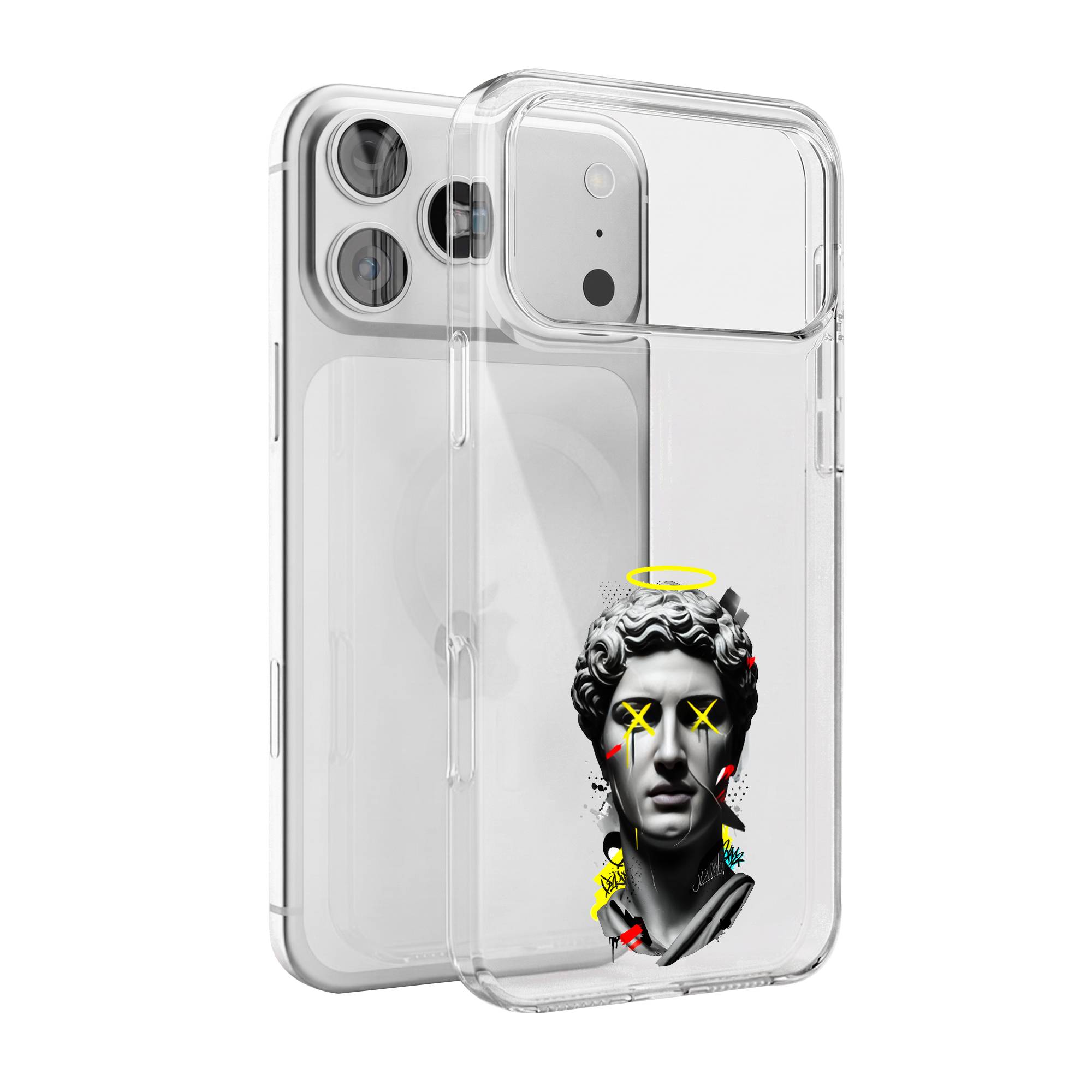 Urban Statue Remix Premium Clear Case