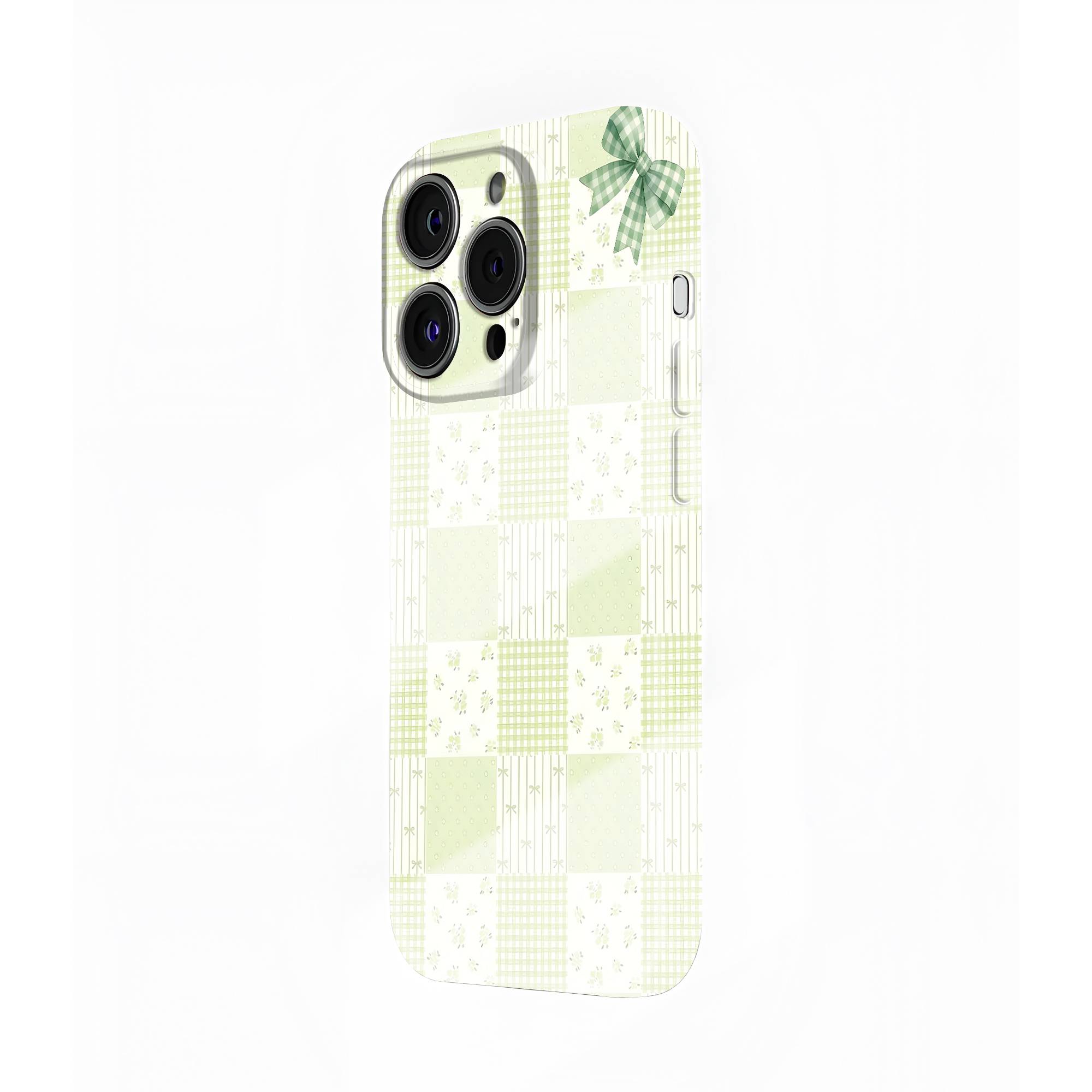 Sage Patchwork Glossy Hard Case