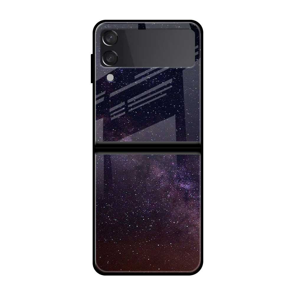 Andromeda Galaxy Samsung Z Flip 4 Glass Case image 0