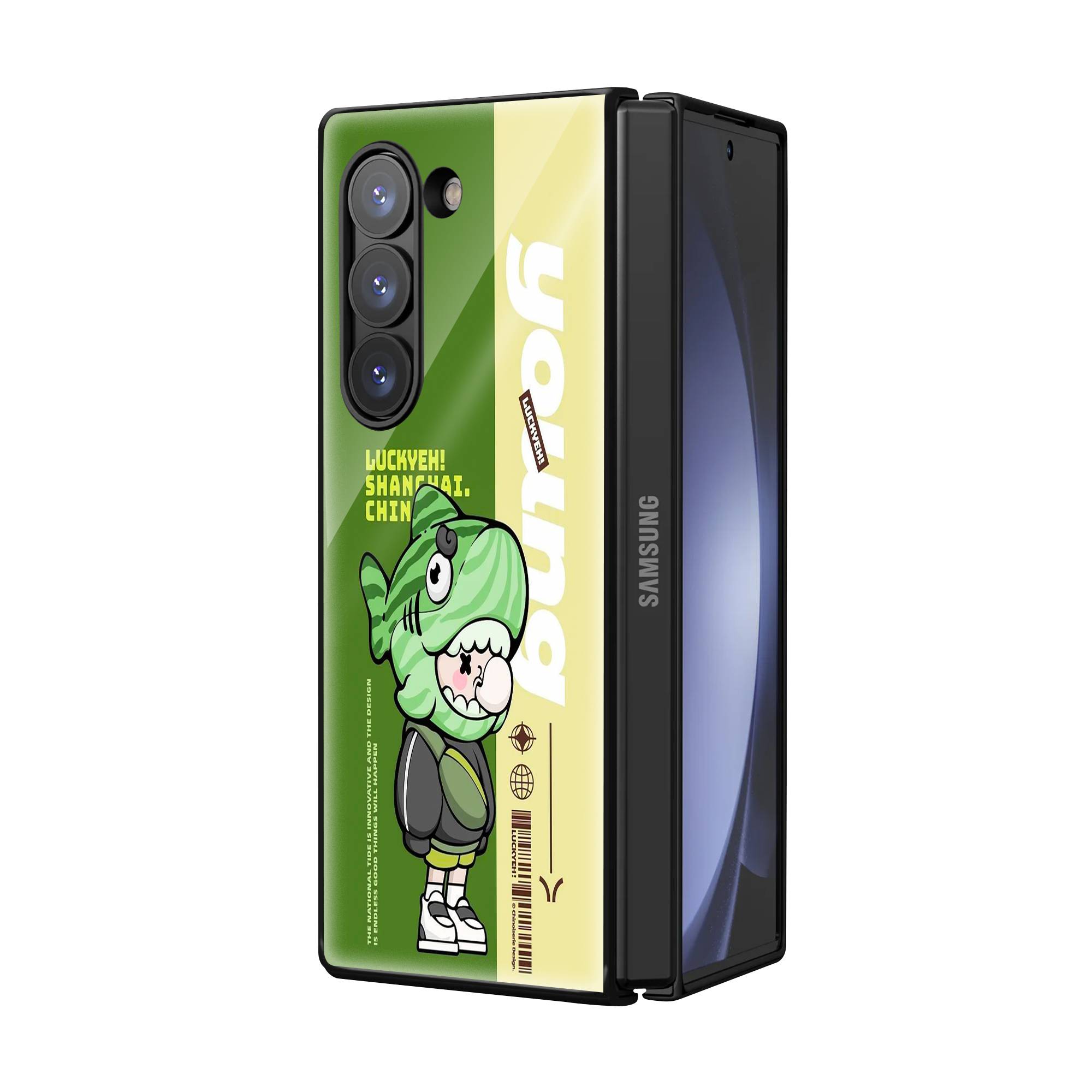 Urban Character Samsung Z Fold Glass Case image 1