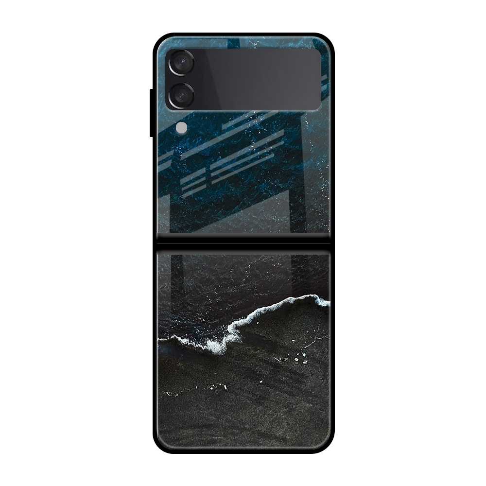 Beach Ocean Mood Samsung Z Flip 3 Glass Case image 0