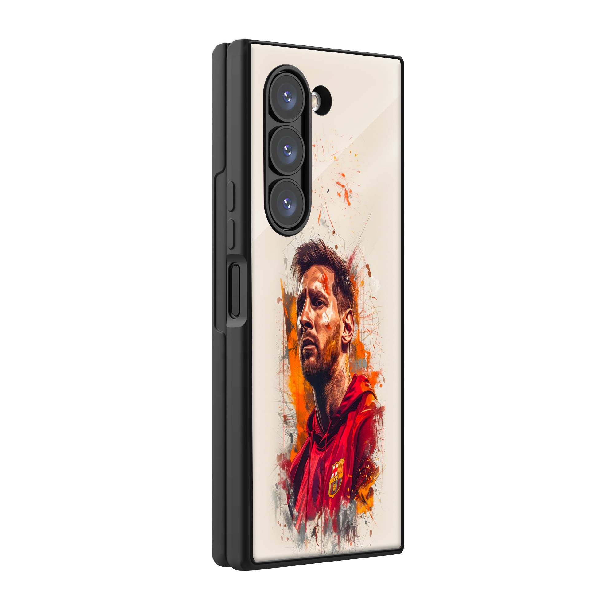Lionel Messi Samsung Z Fold Glass Case image 0
