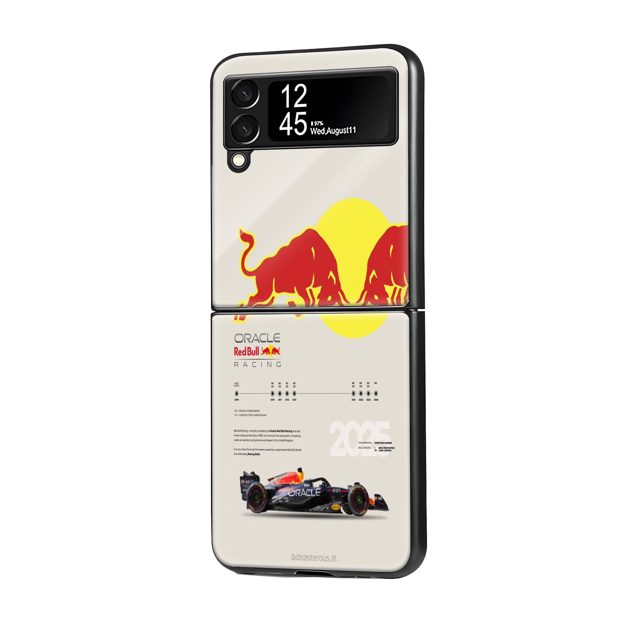 Racing Bulls Samsung Z Flip Glass Case image 0