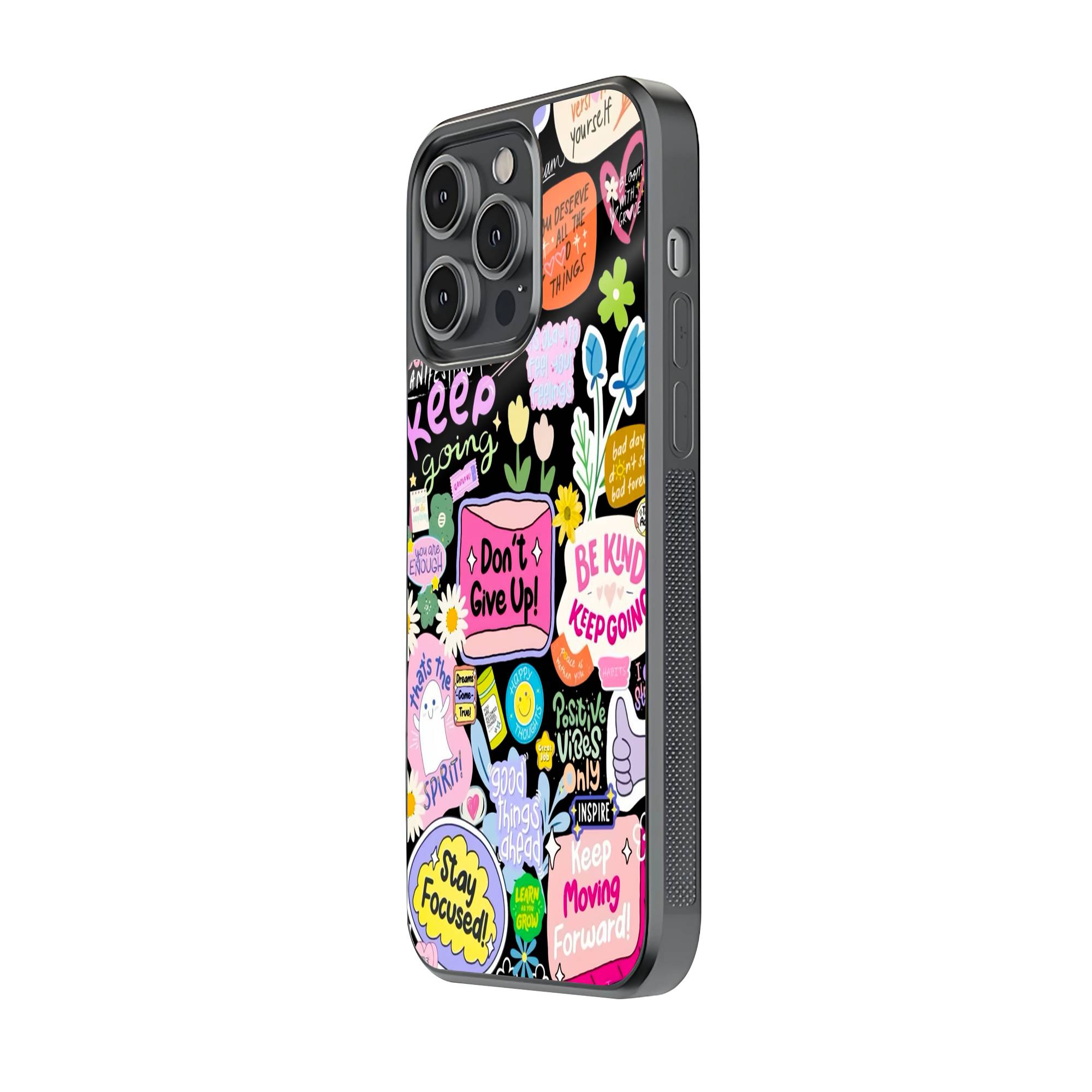 Positive Patchwork Glass Case image 1