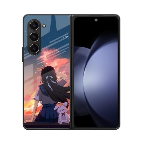 Anime Girl Samsung Z Fold 6 Glass Case image 0