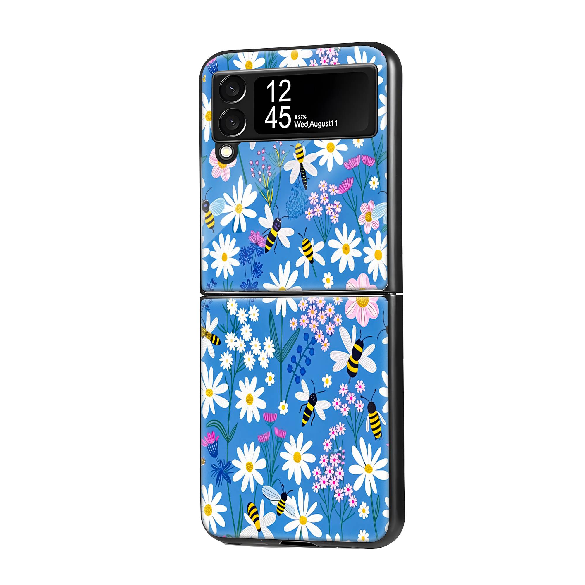 Buzzing Garden Samsung Z Flip Glass Case image 0