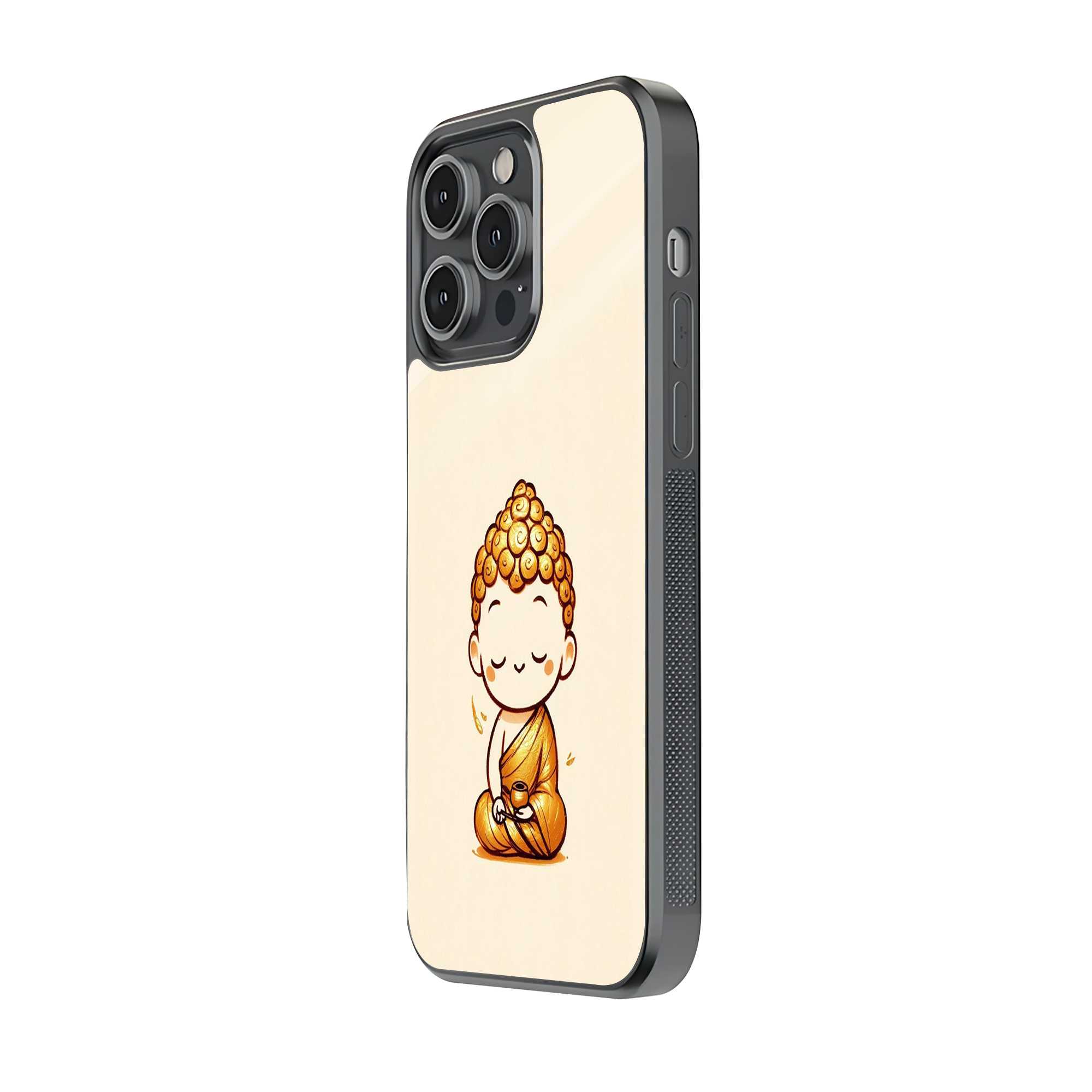 Chibi Buddha Glass Case image 1