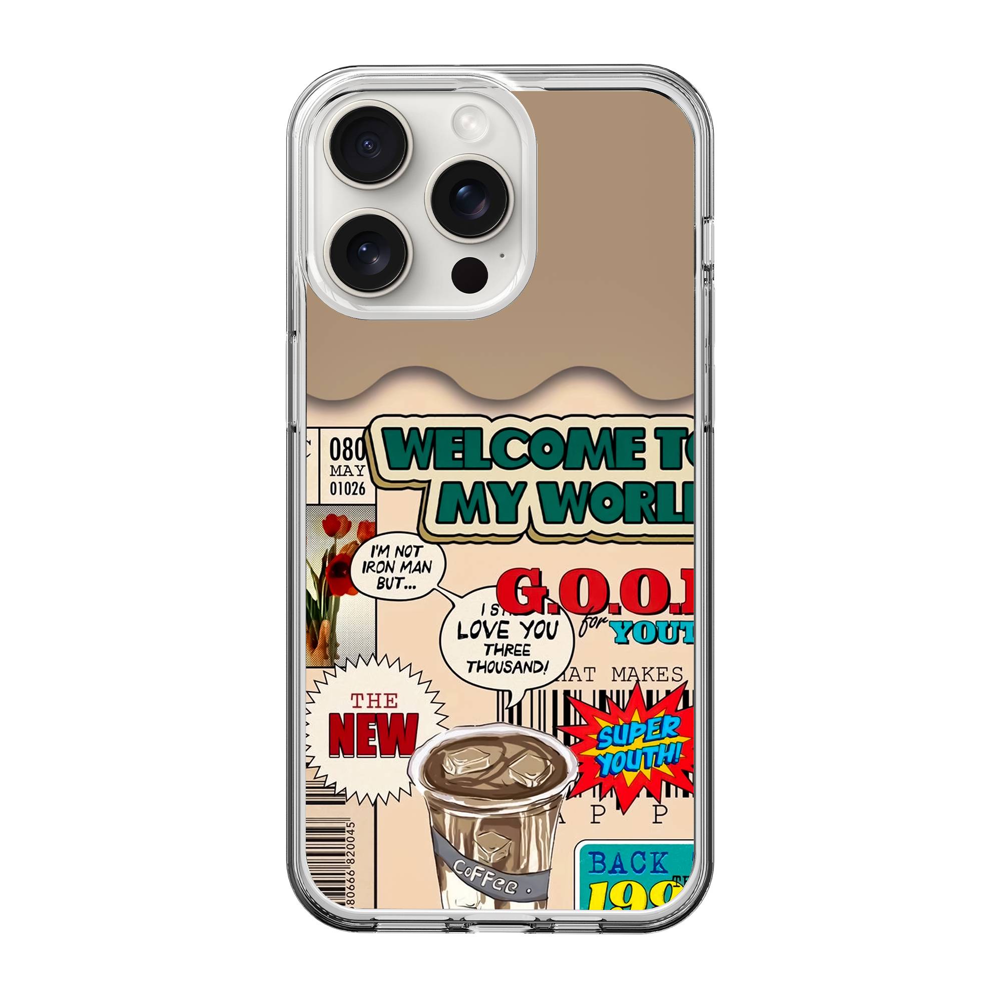 Coffee Pop Clear Case image 0