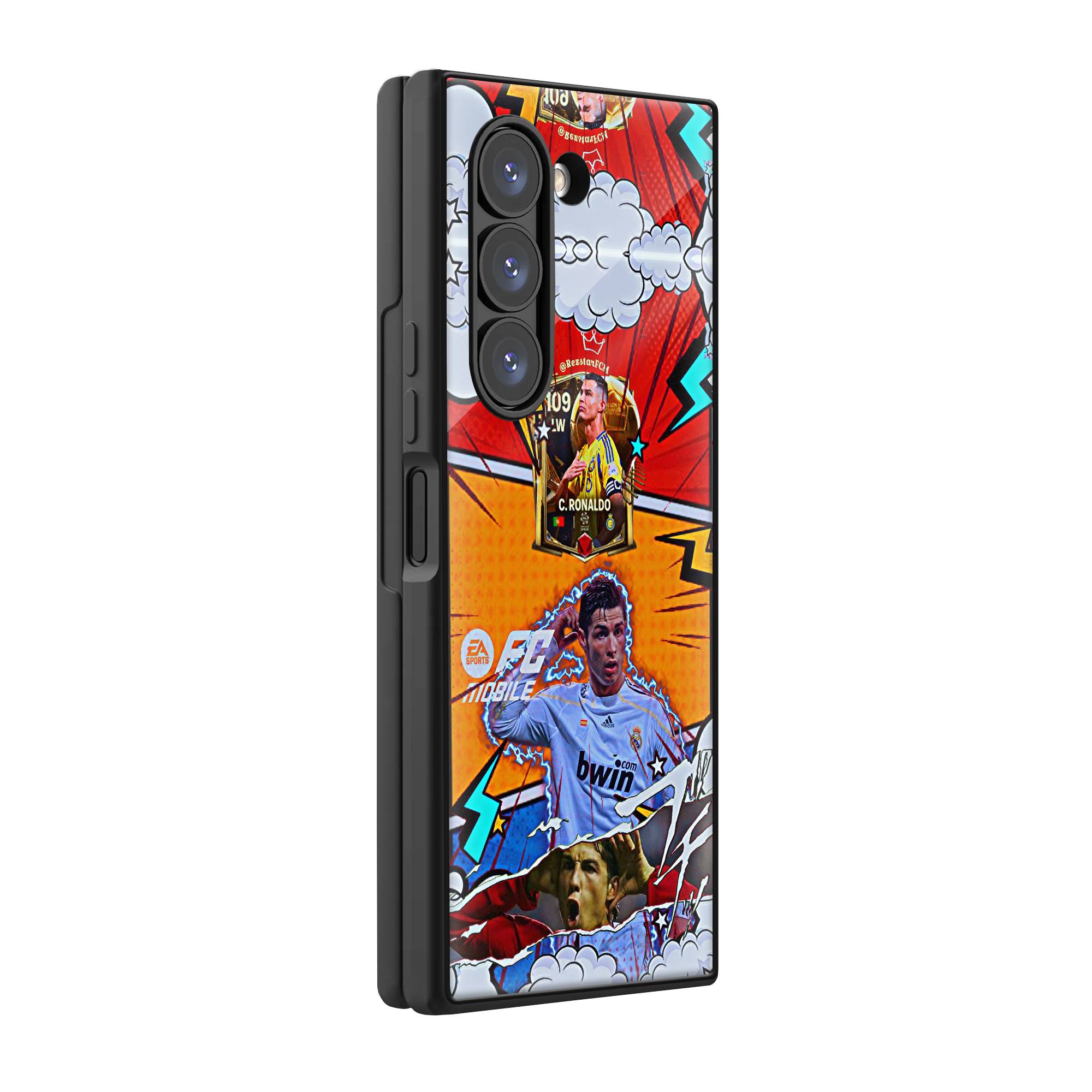 Ronaldo Samsung Z Fold Glass Case image 0