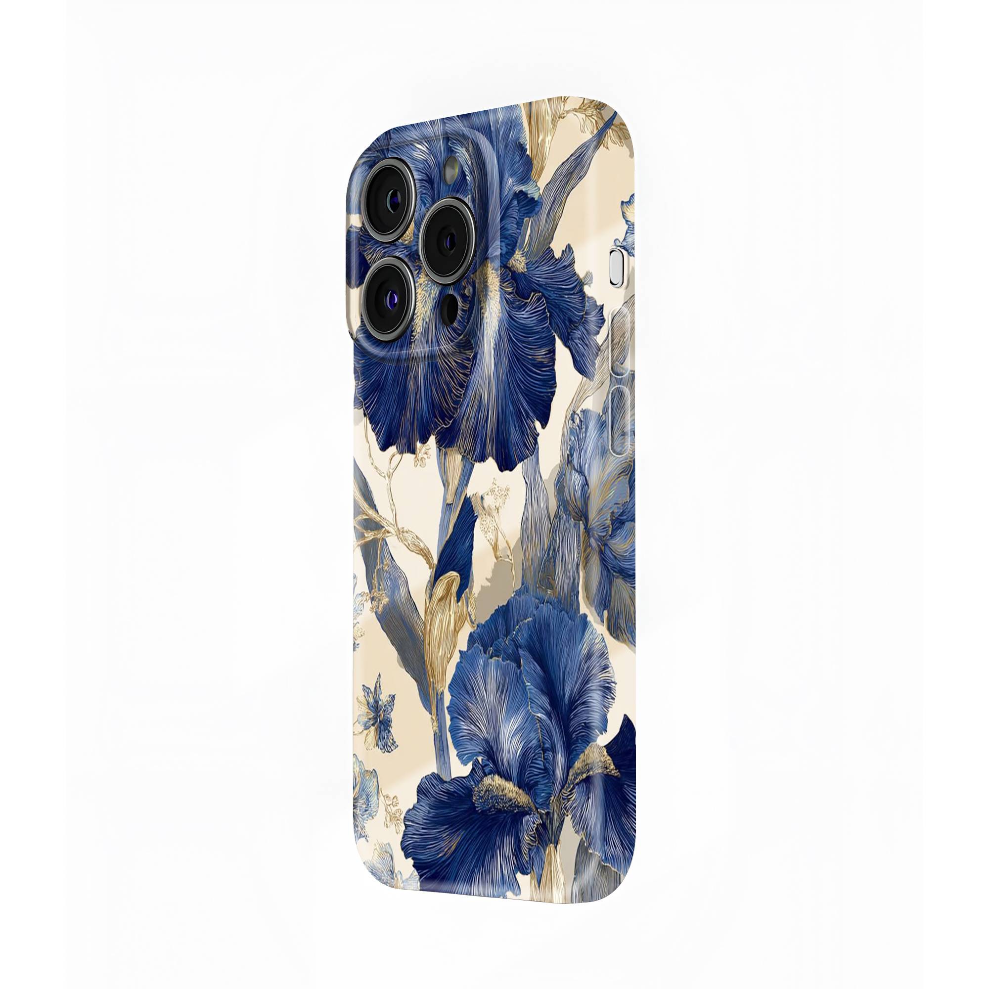 Sapphire Petals Glossy Hard Case